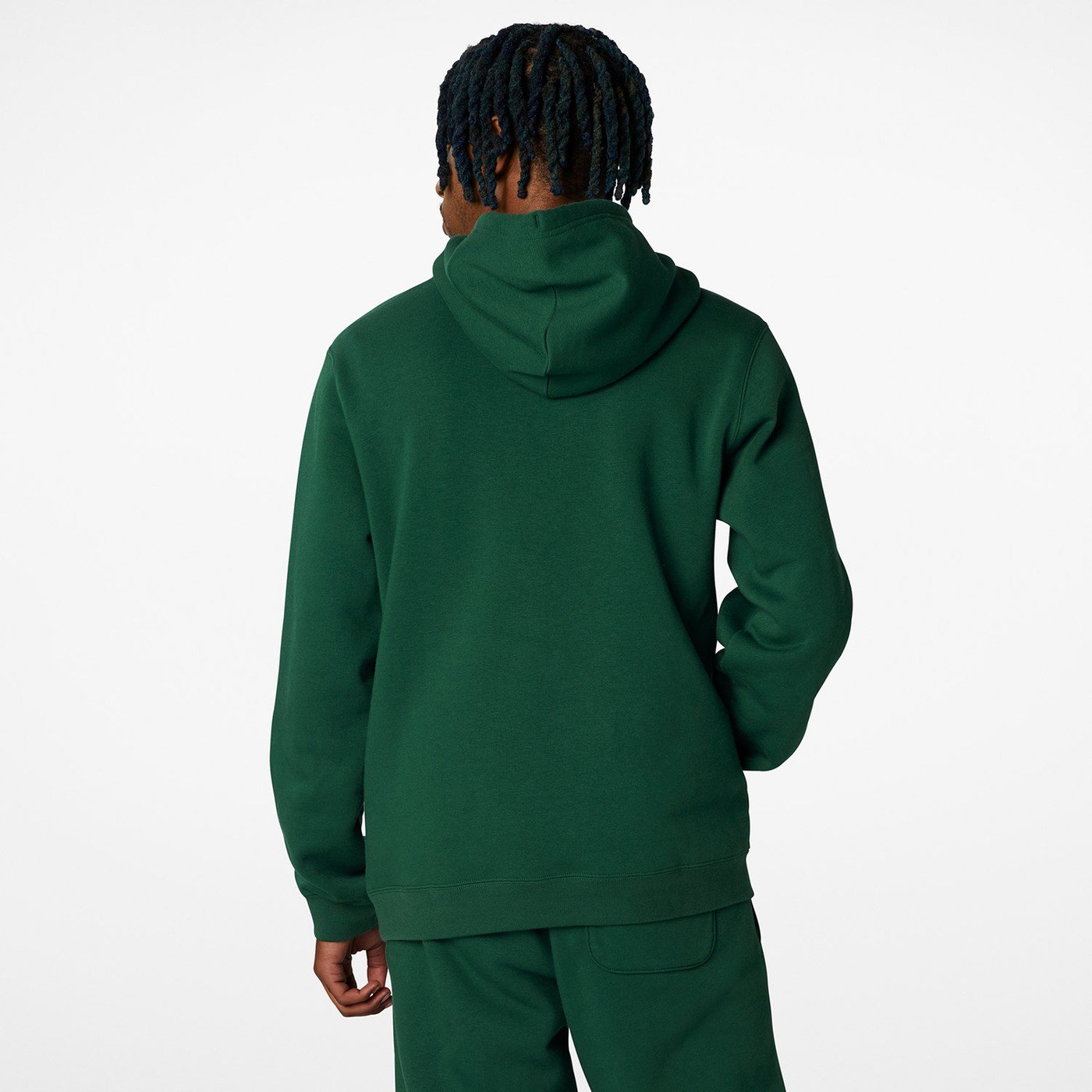 Unisex Star Sweatshirt Kadin Brushed Converse Embroidered SuperStep Sweatshirt Yeşil Back | Hoodie Fleece Chevron Go-To 34-4595021