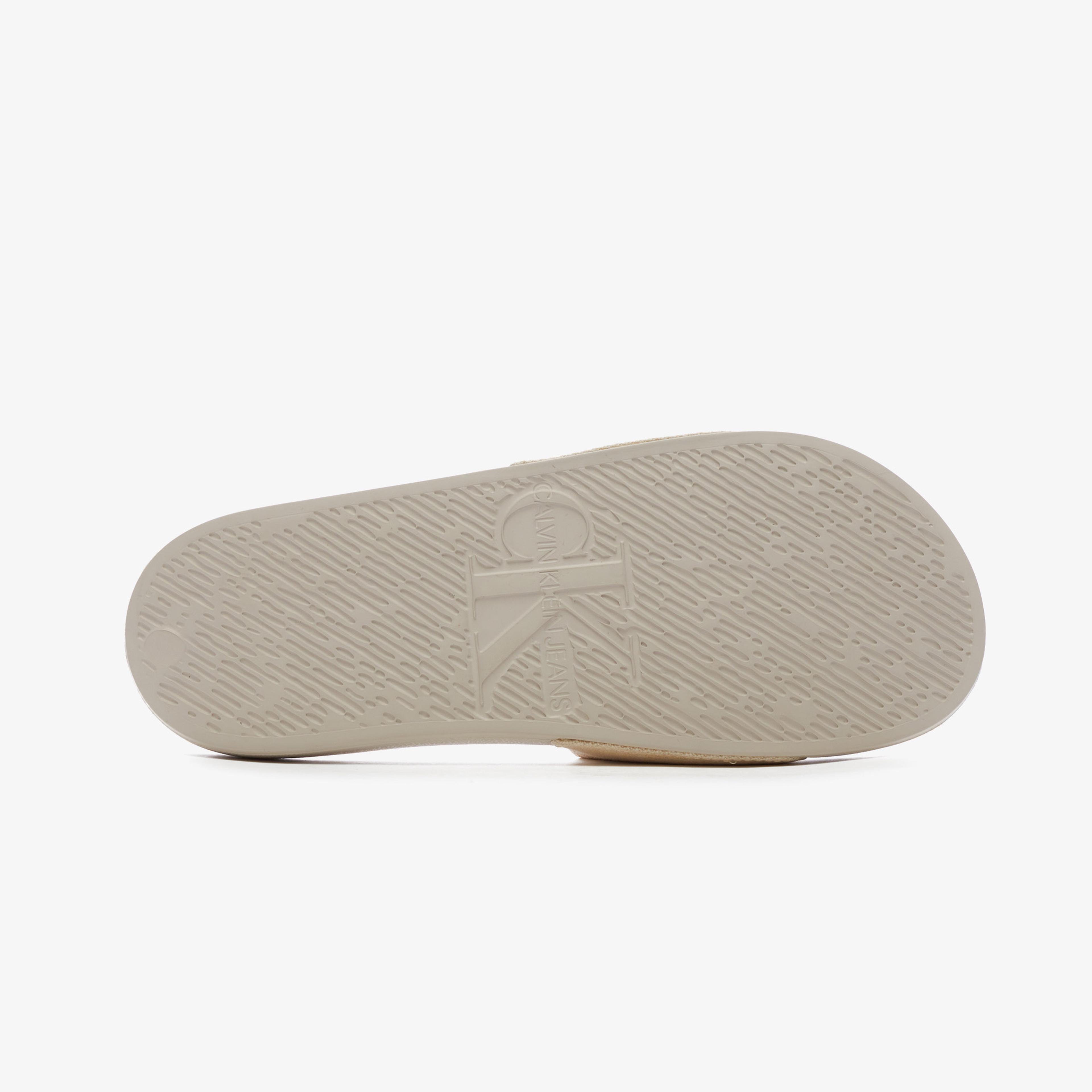 Calvin Klein Monogram Co Erkek Bej Terlik