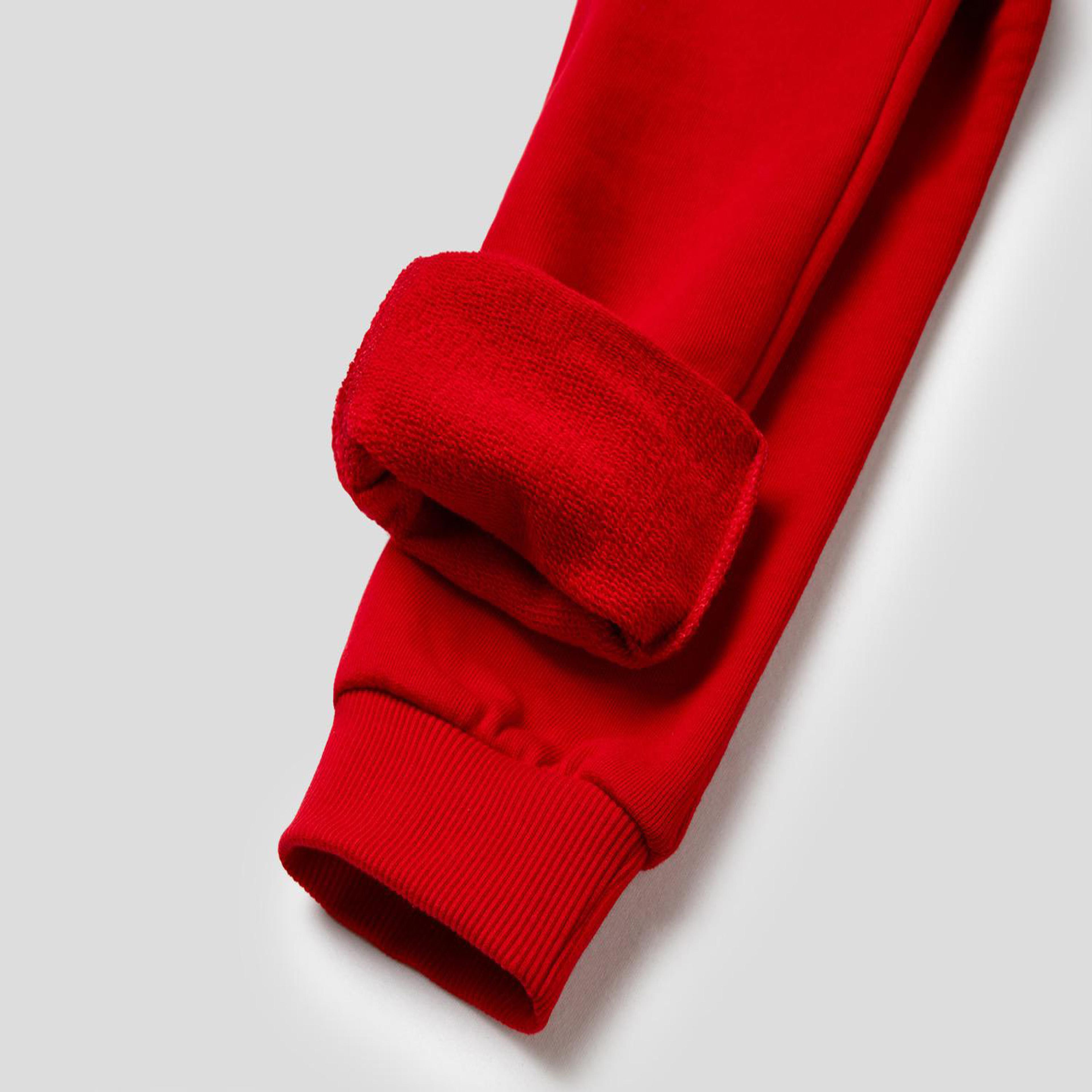 Benetton Logo Çocuk Kırmızı Eşofman Altı