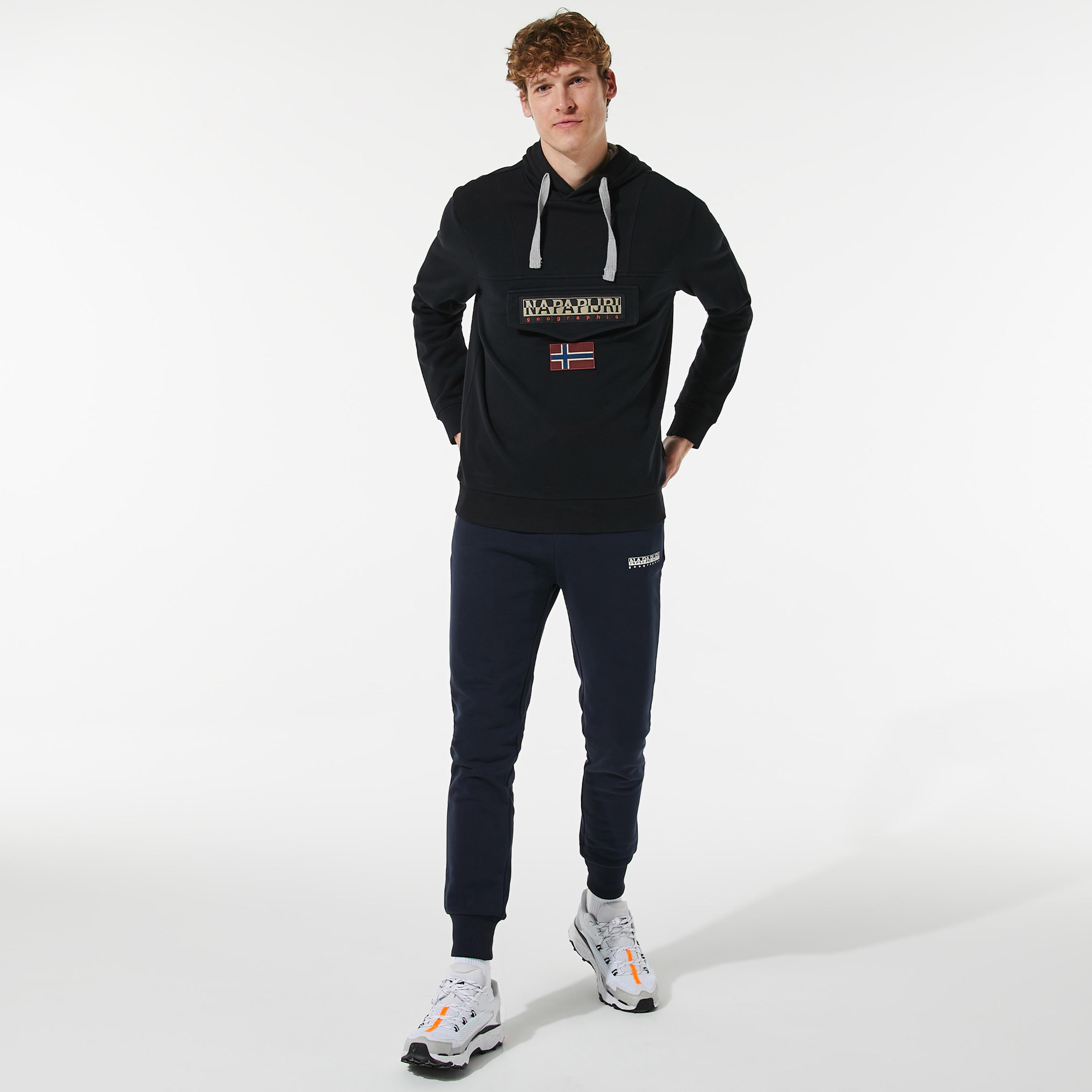Napapijri Burgee Sum 4 Erkek Siyah Hoodie