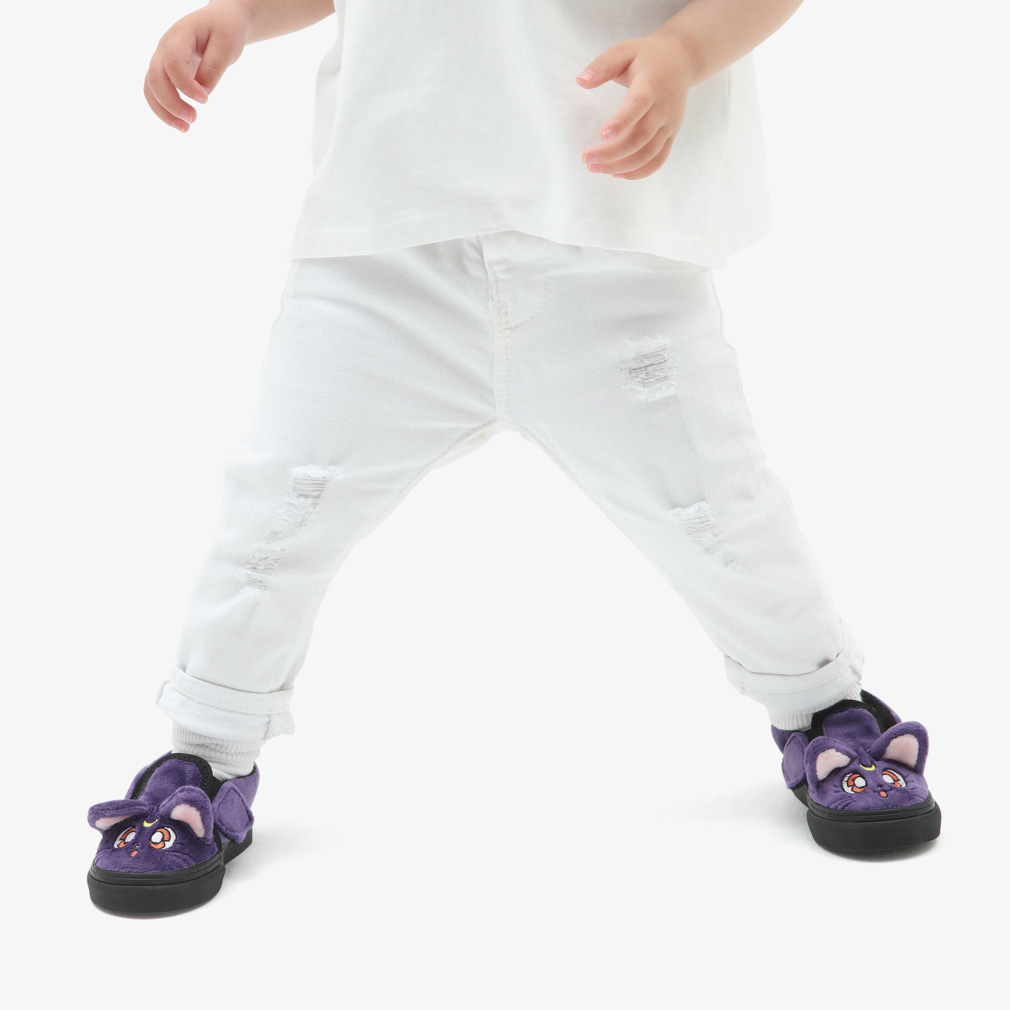 Vans Td Slip-On V Luna Bebek Bordo Sneaker