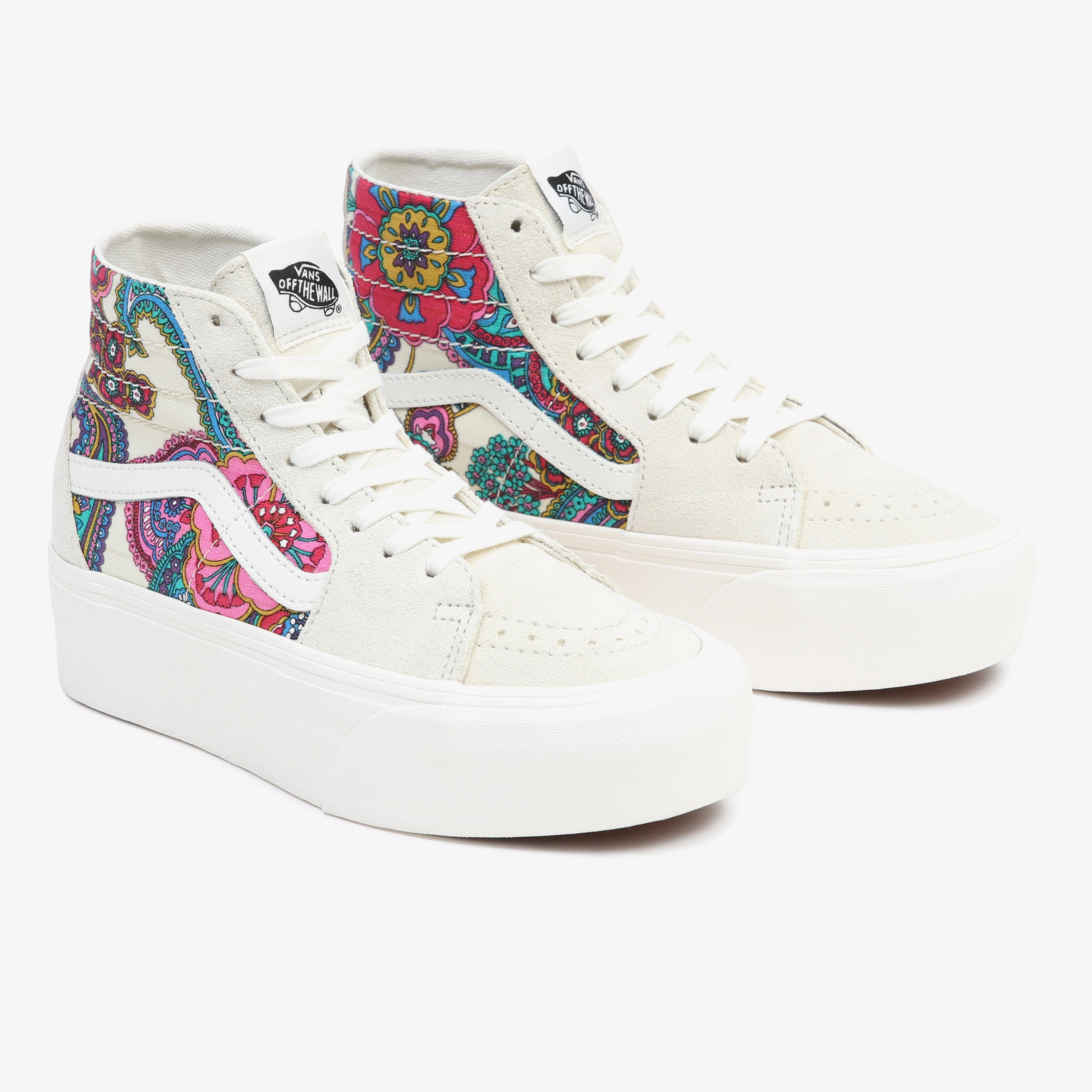 Vans Ua Sk8-Hi Tapered Stackform Kadın Krem Sneaker