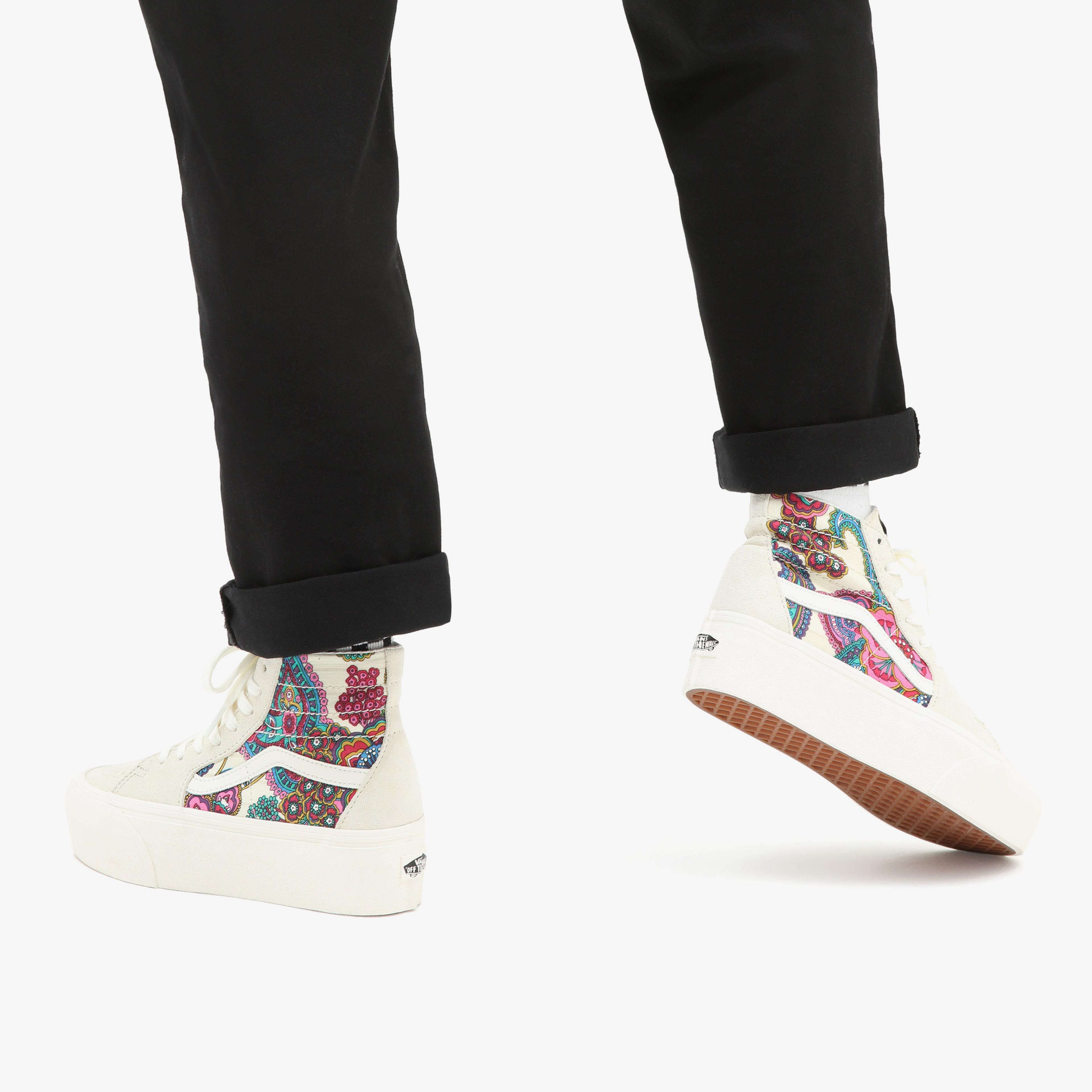 Vans Ua Sk8-Hi Tapered Stackform Kadın Krem Sneaker