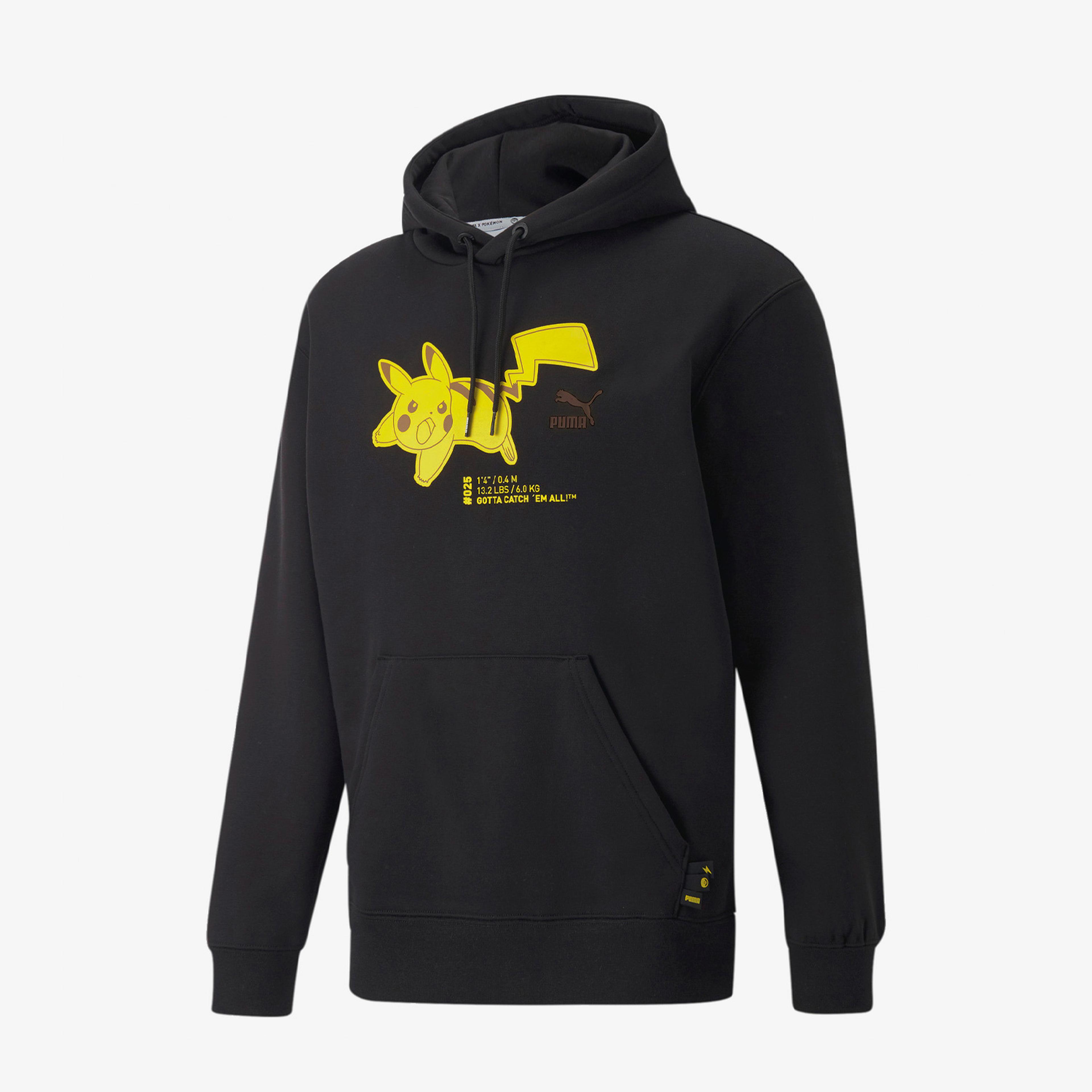 Puma X POKEMON Unisex Siyah Hoodie