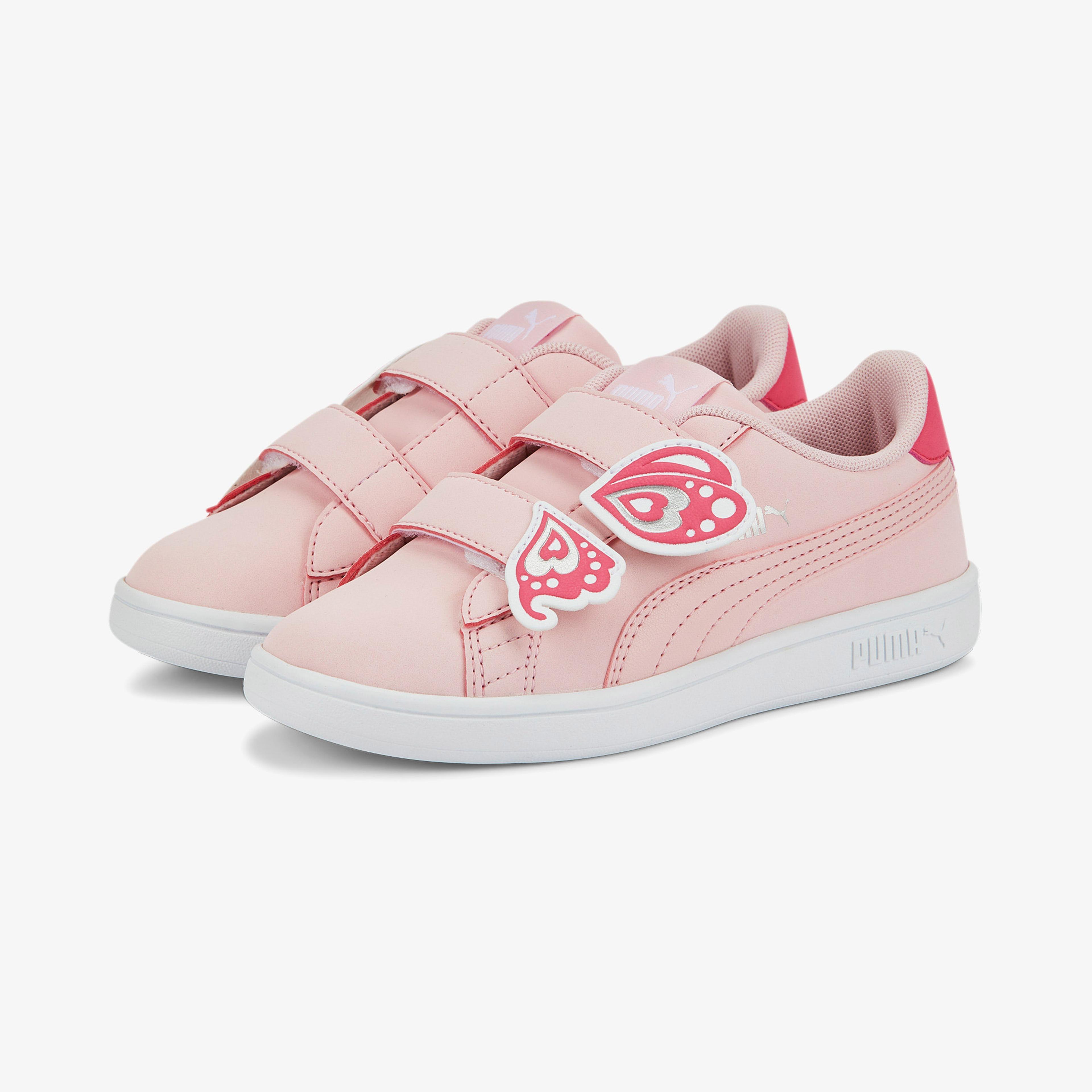 Puma Smash V2 Bfly V Ps Çocuk Pembe Spor Ayakkabı
