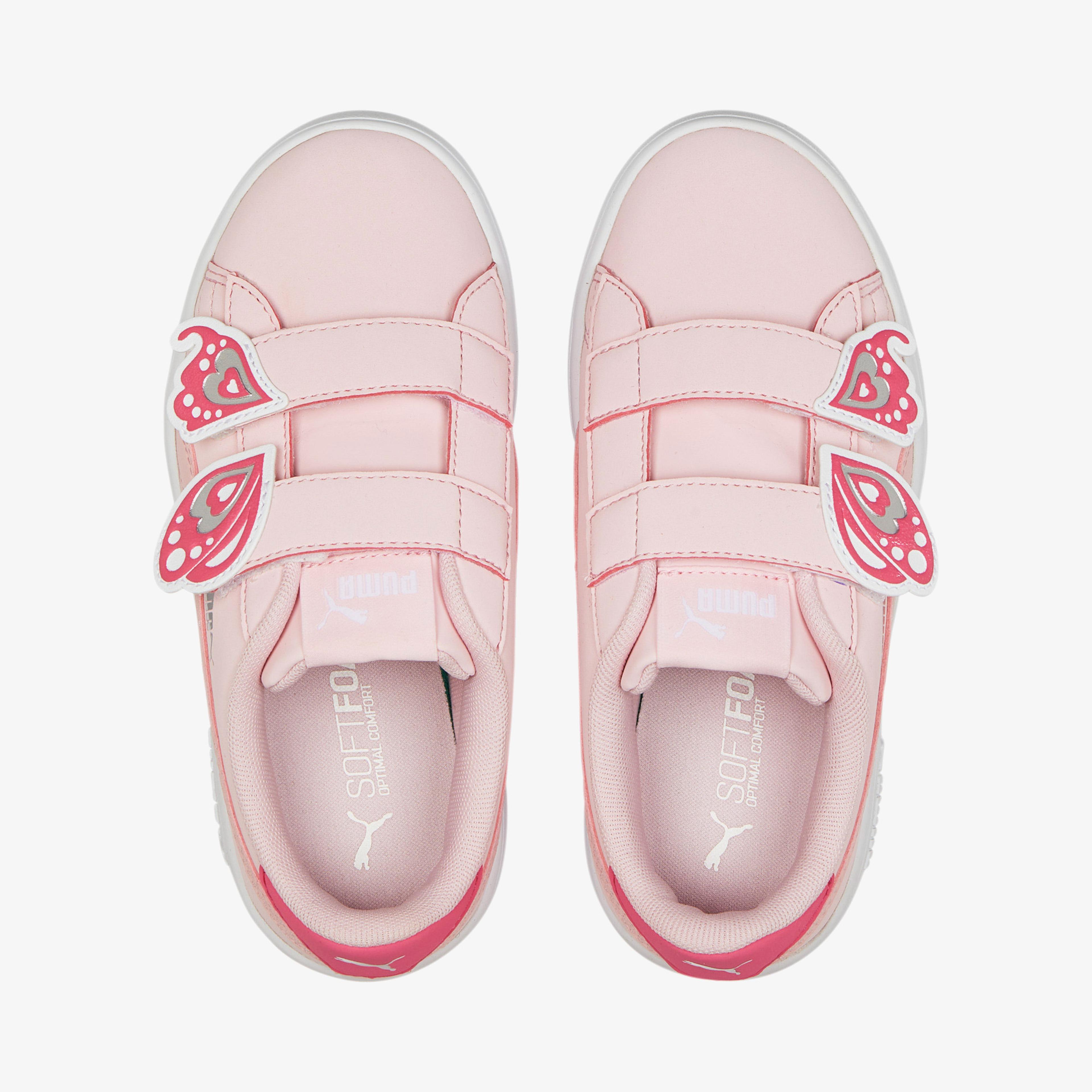 Puma Smash V2 Bfly V Ps Çocuk Pembe Spor Ayakkabı