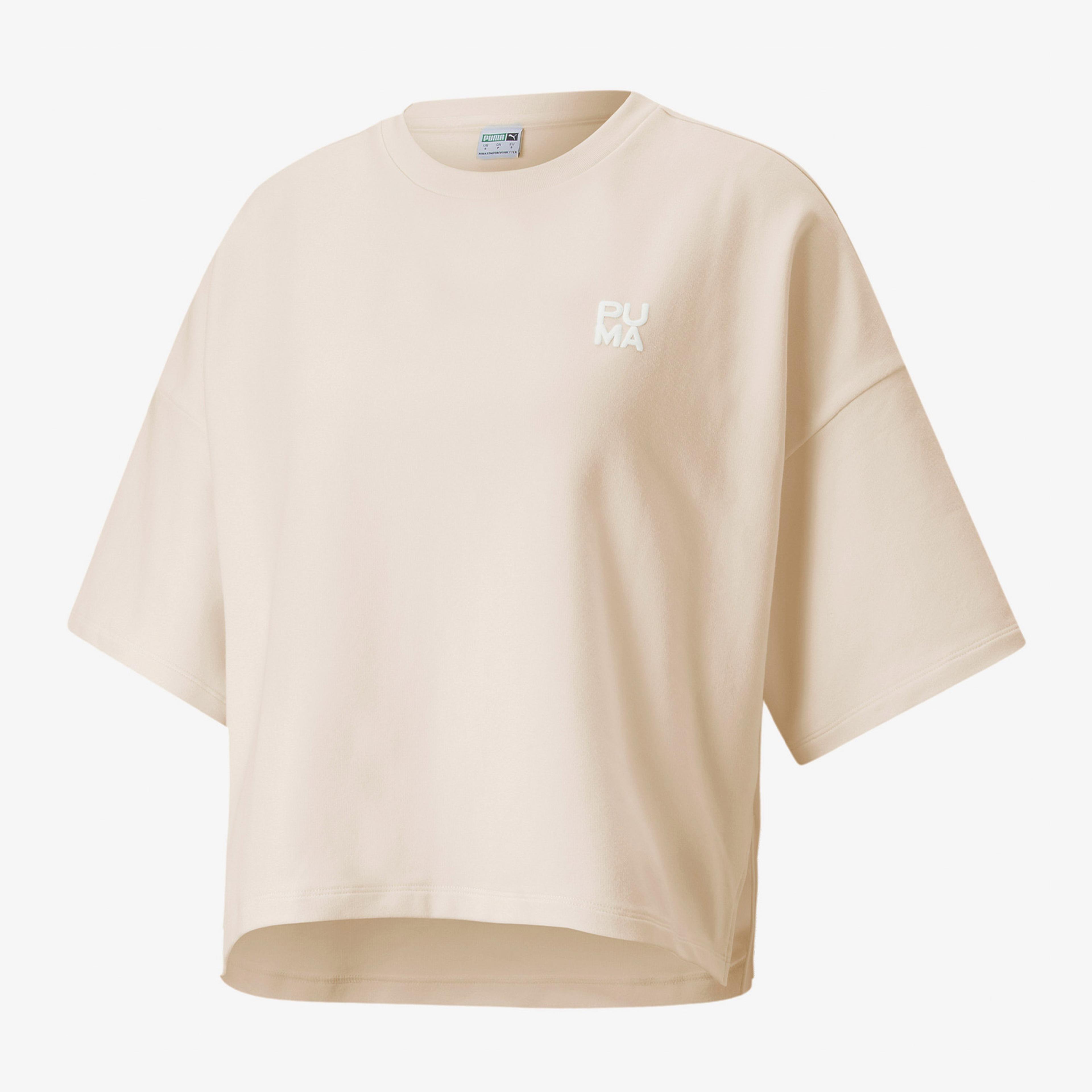 Puma Use Relaxed Kadın Bej Tshırt