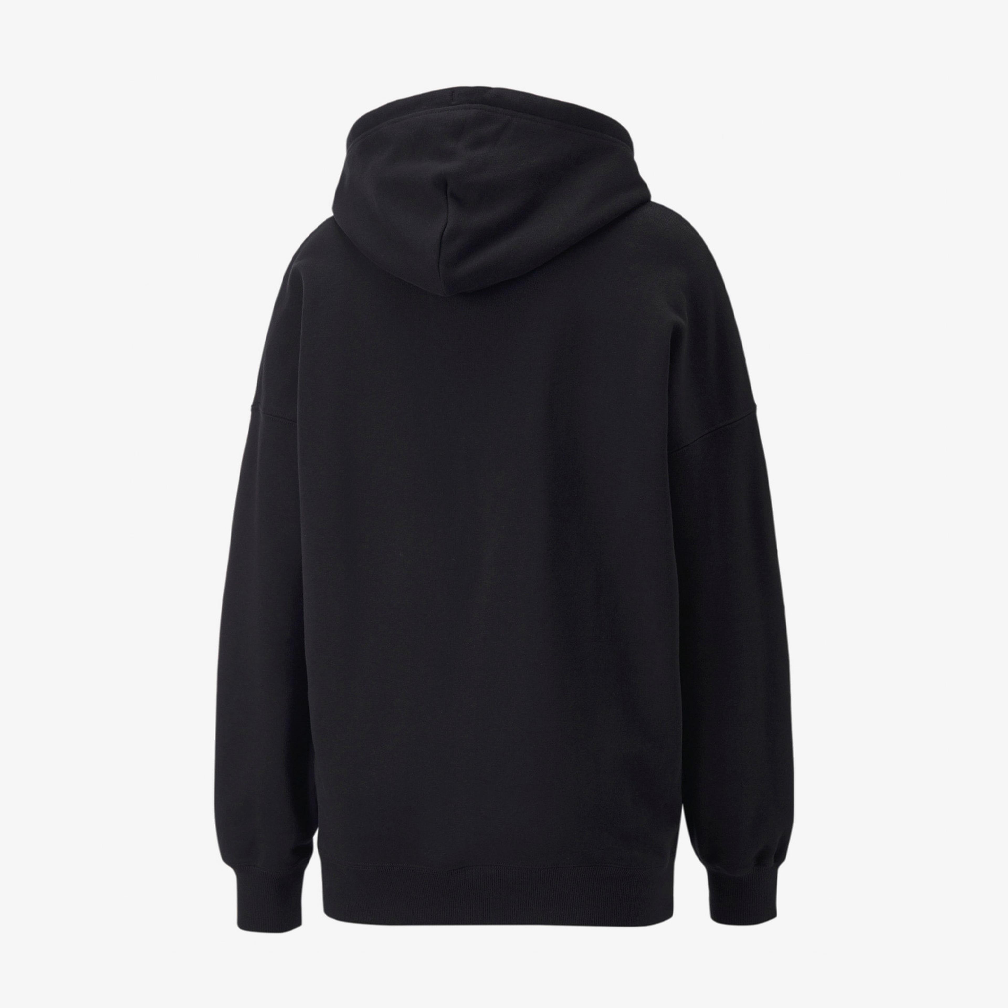 Puma Downtown Oversized Graphic Kadın Siyah Hoodie