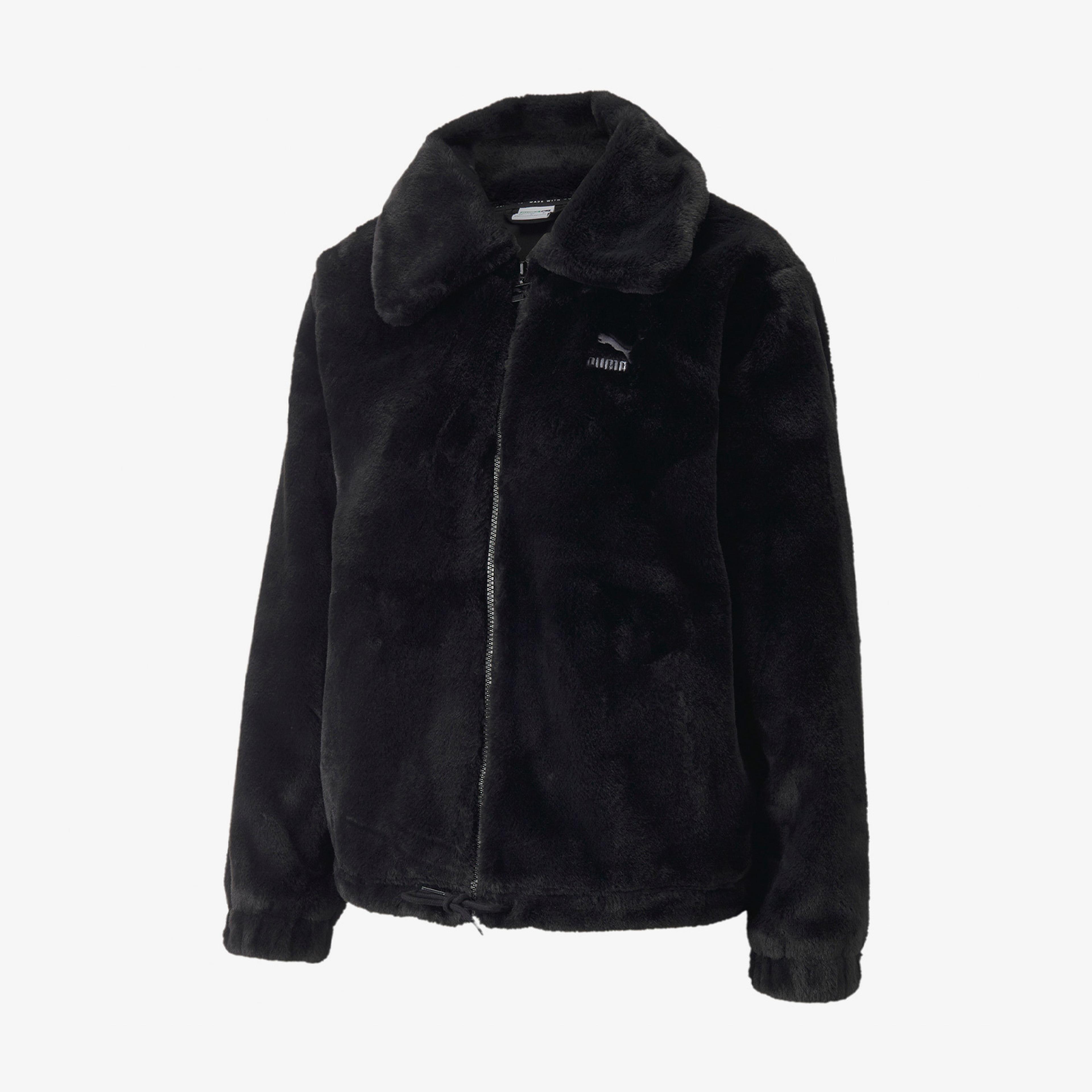 Puma Classics Faux Fur Kadın Siyah Mont