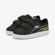 Puma Smash V2 Home School V Bebek Siyah Spor Ayakkabı
