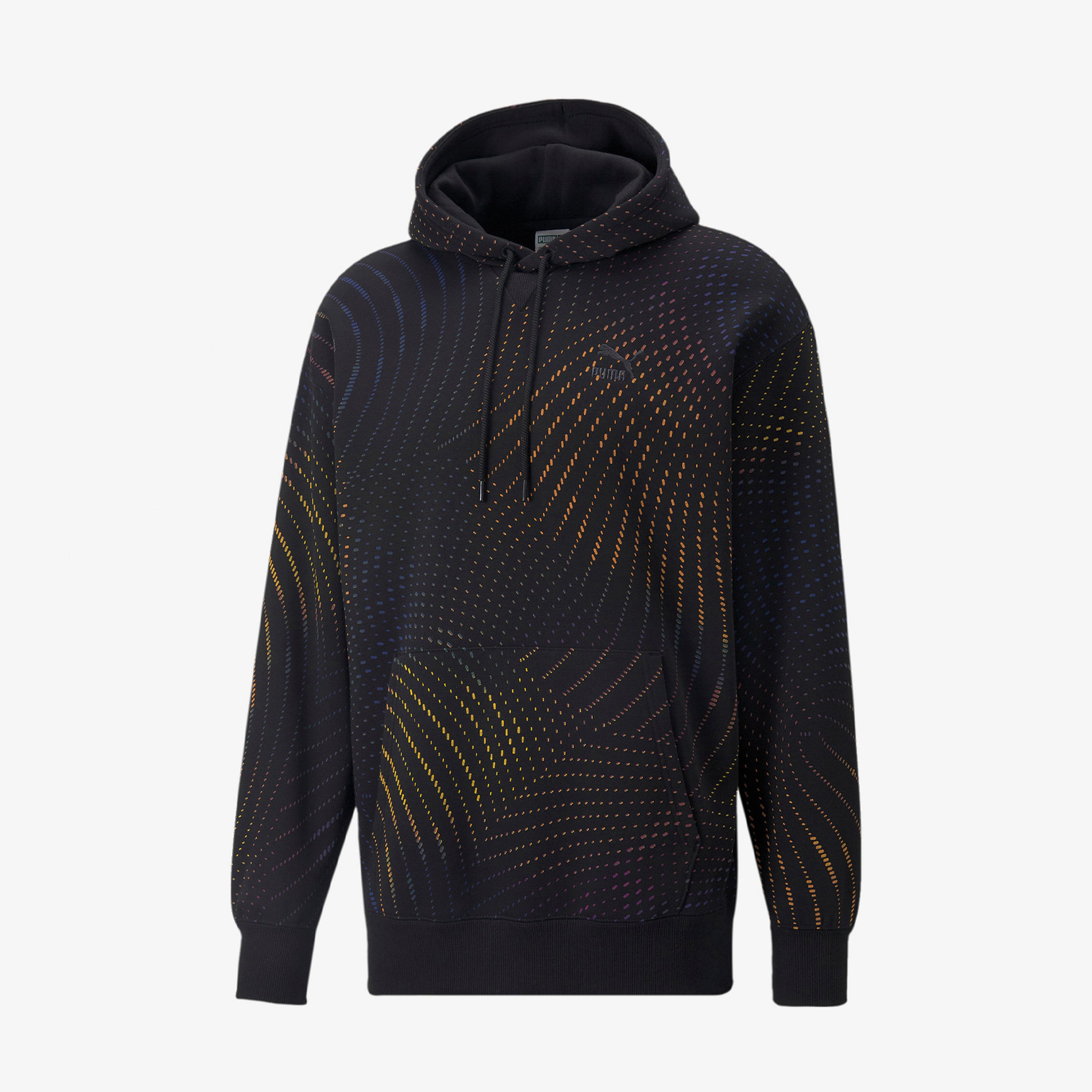 Puma Swxp Aop Erkek Siyah Sweatshirt