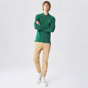 Lacoste Erkek Slim Fit Uzun Kollu Yeşil Polo