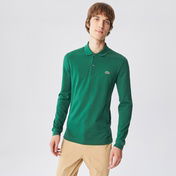 Lacoste Erkek Slim Fit Uzun Kollu Yeşil Polo