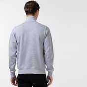 Lacoste Erkek Classic Fit Yarım Fermuarlı Gri Sweatshirt