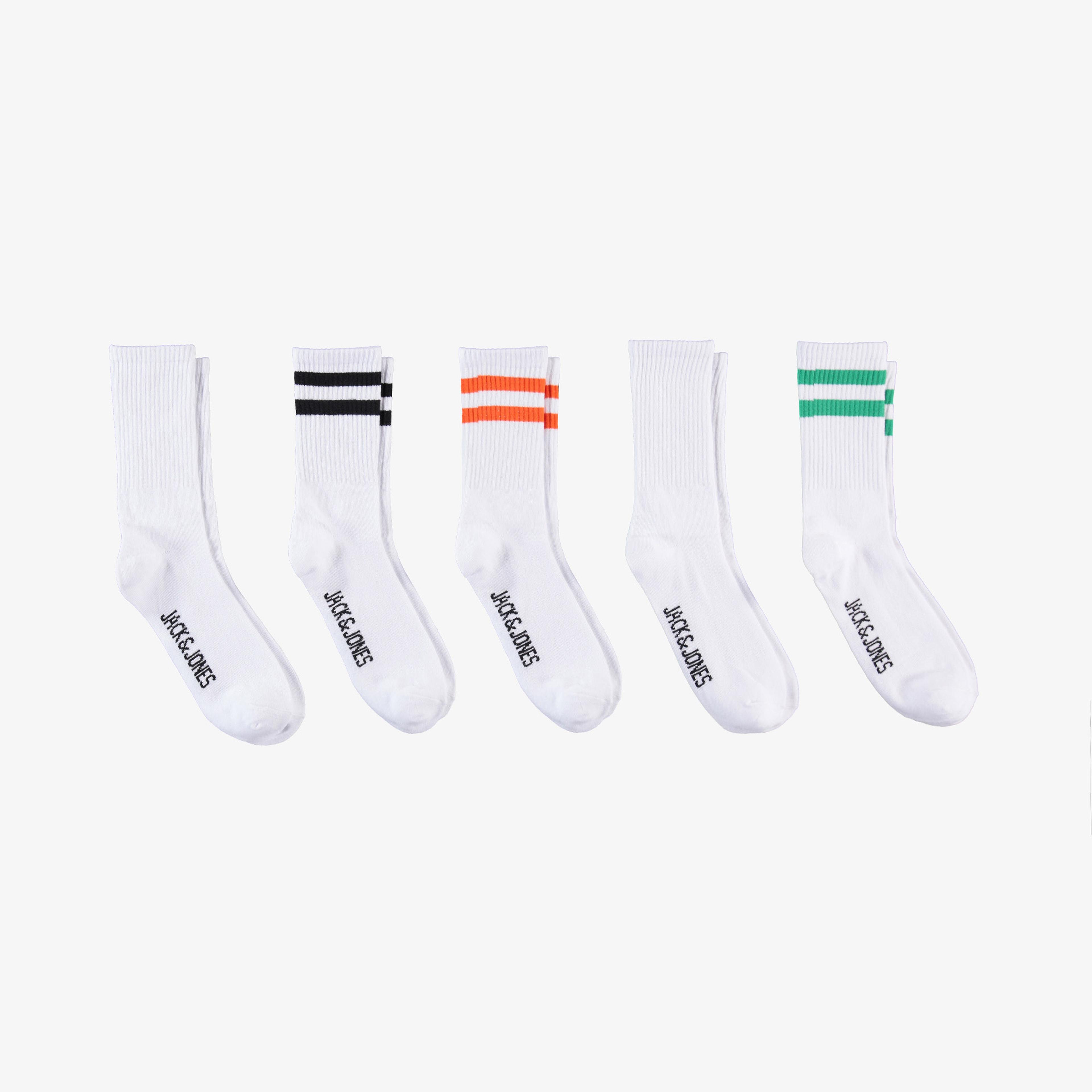 Jack & Jones Acfury Tennis 5'li Erkek Siyah Çorap