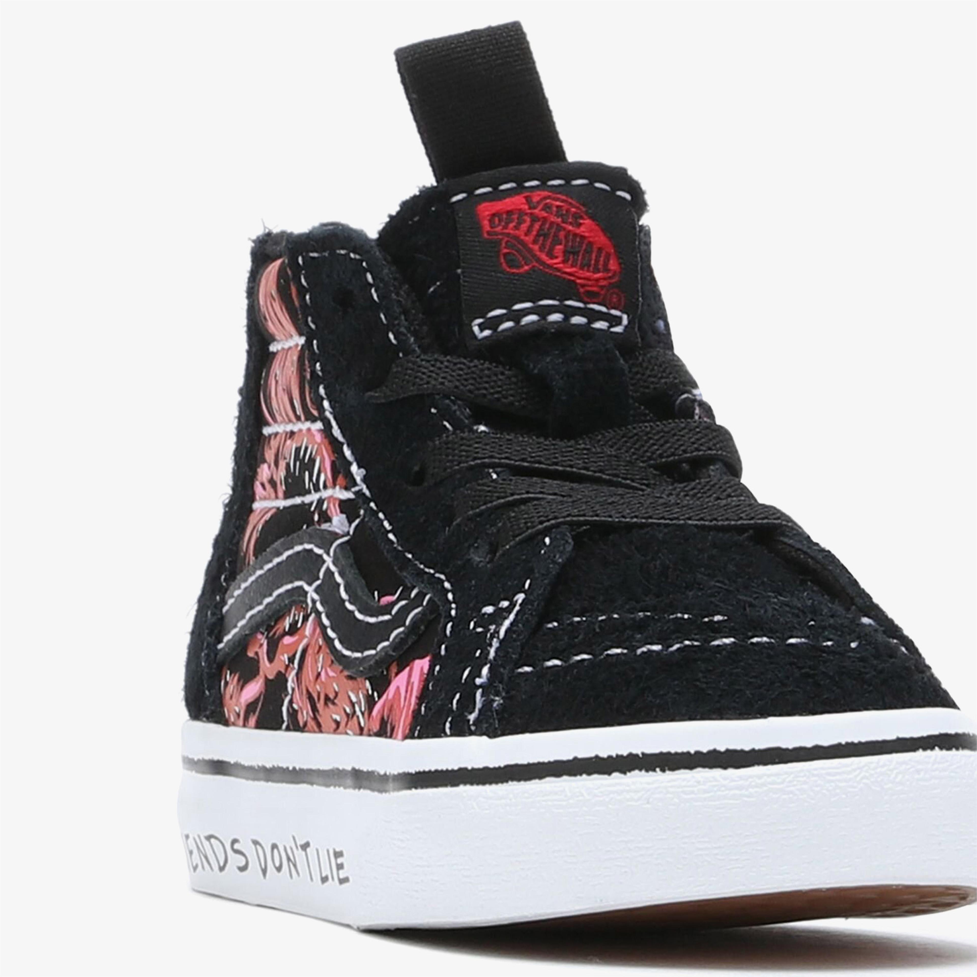Vans x Stranger Things Td Sk8-Hi Zip Bebek Siyah Sneaker