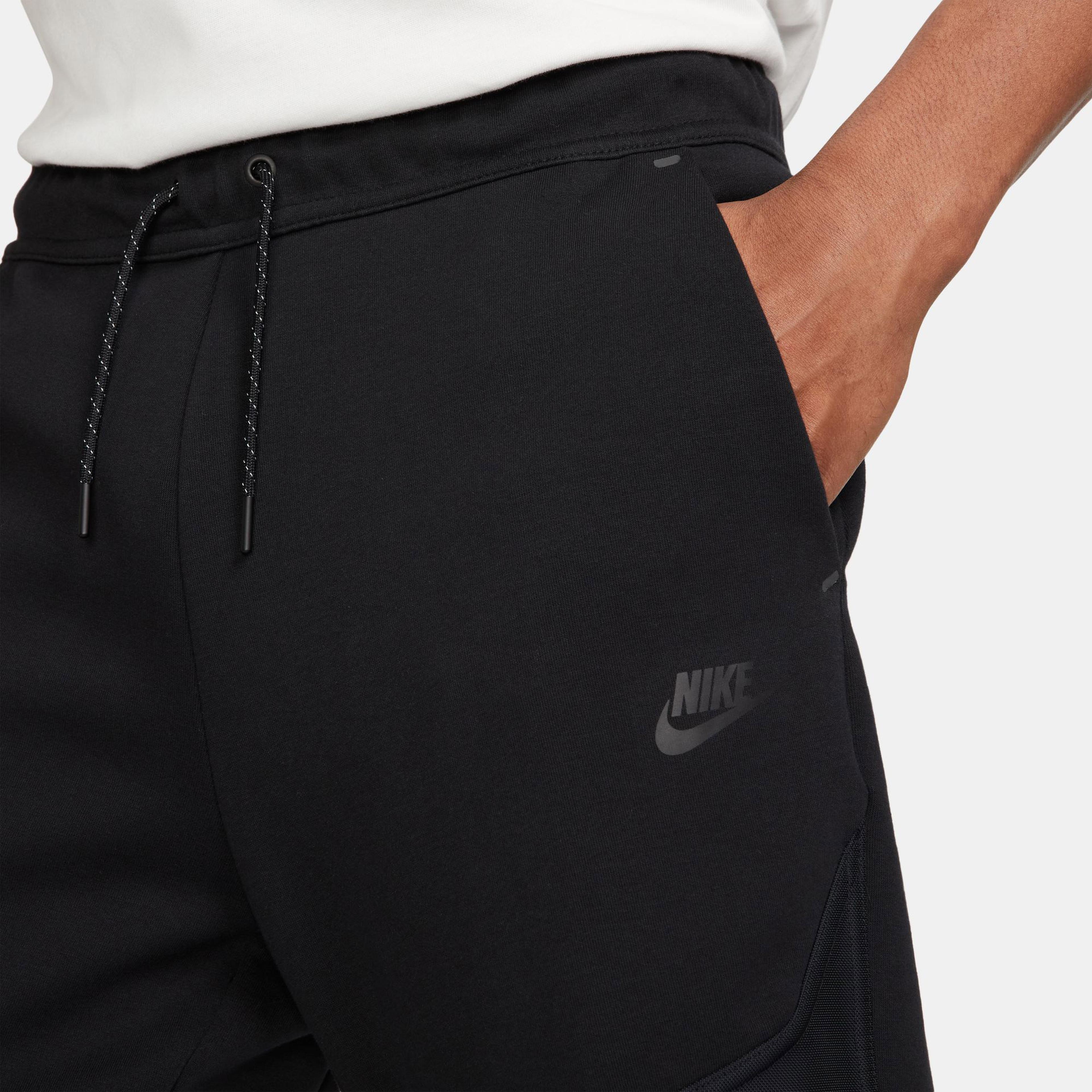 Nike Tech Fleece Overlay Erkek Siyah Eşofman Altı