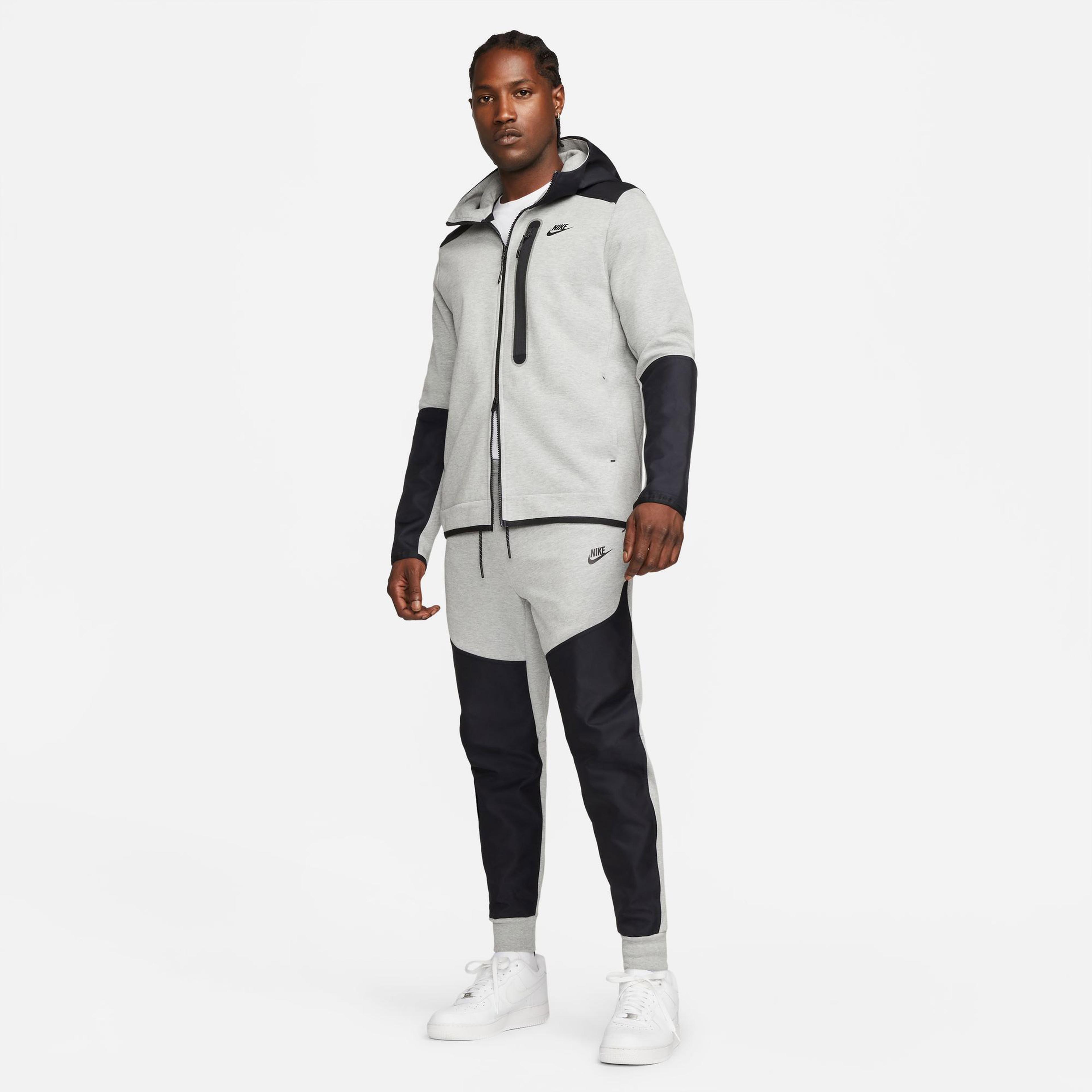 Nike Tech Fleece Overlay Erkek Gri Eşofman Üstü