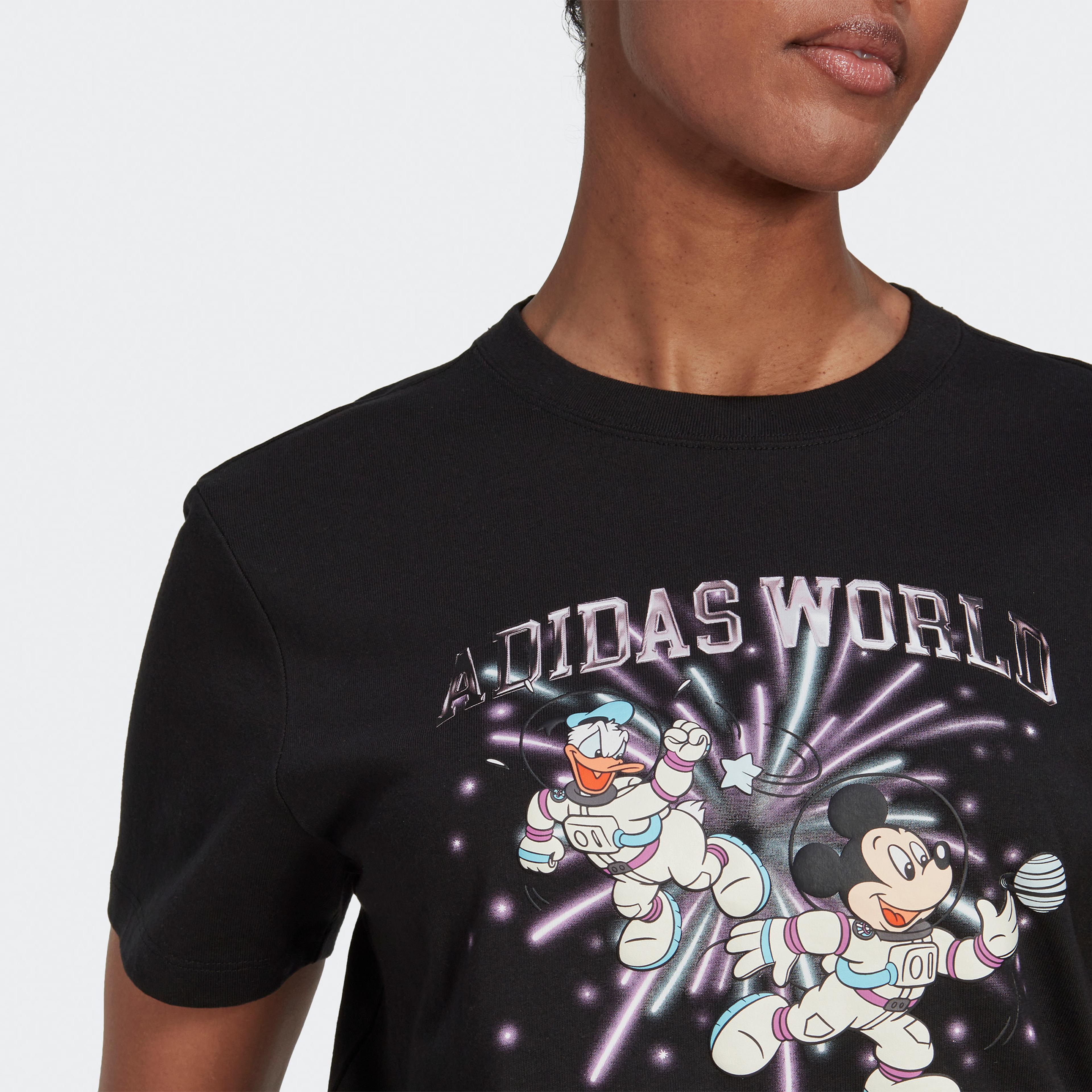 adidas x Disney Graphic Kadın Siyah T-Shirt