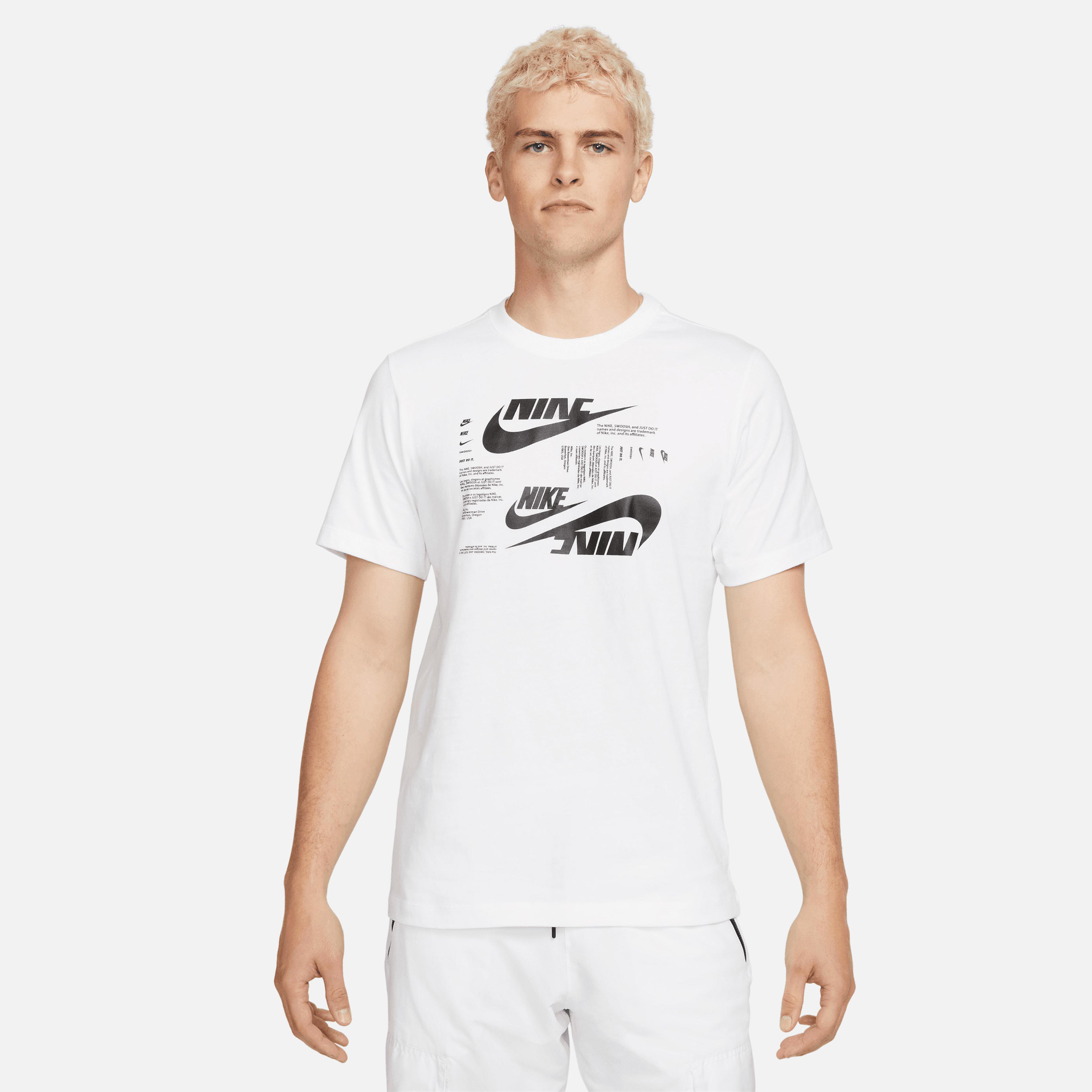 Nike Sportswear Erkek Beyaz T-Shirt