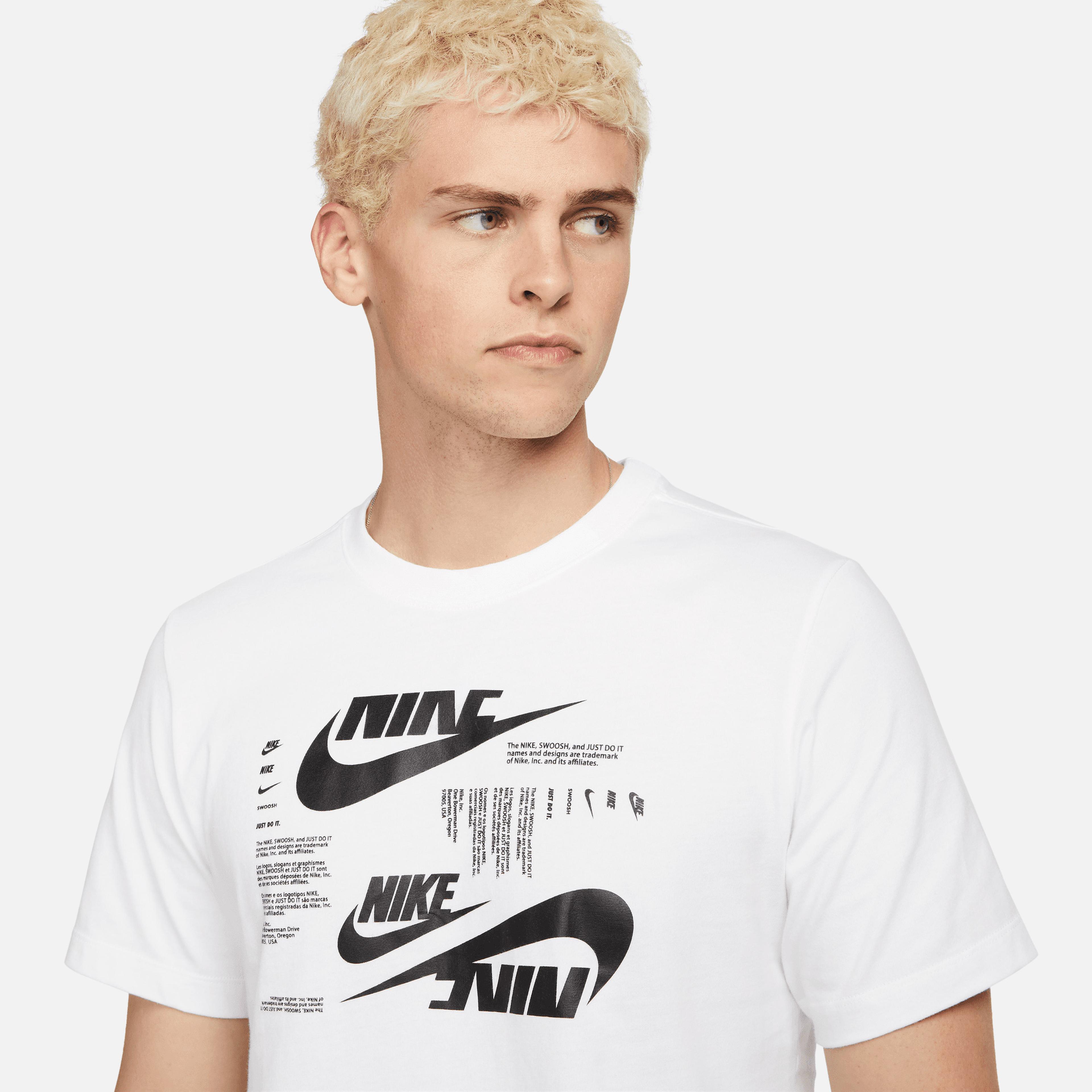 Nike Sportswear Erkek Beyaz T-Shirt