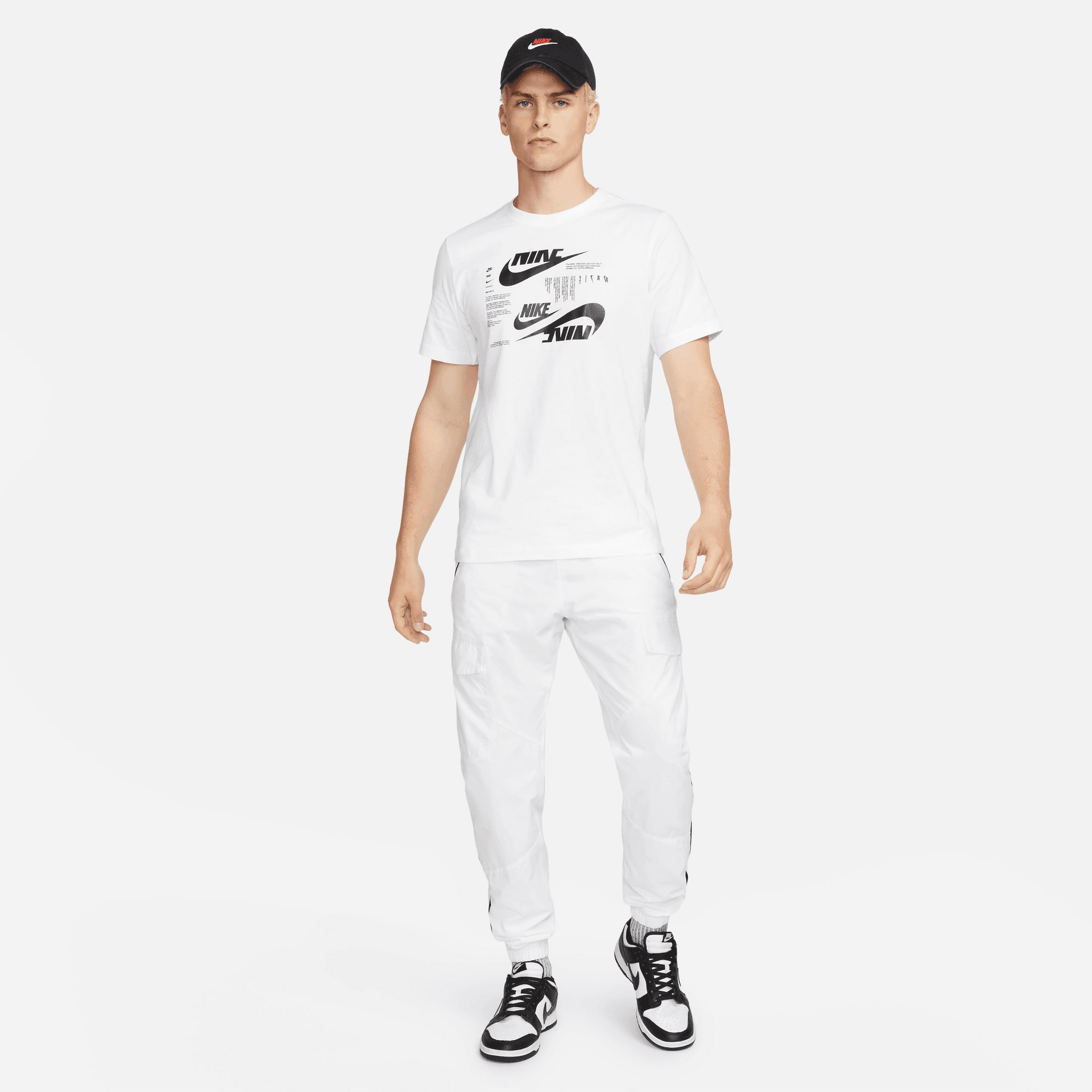 Nike Sportswear Erkek Beyaz T-Shirt