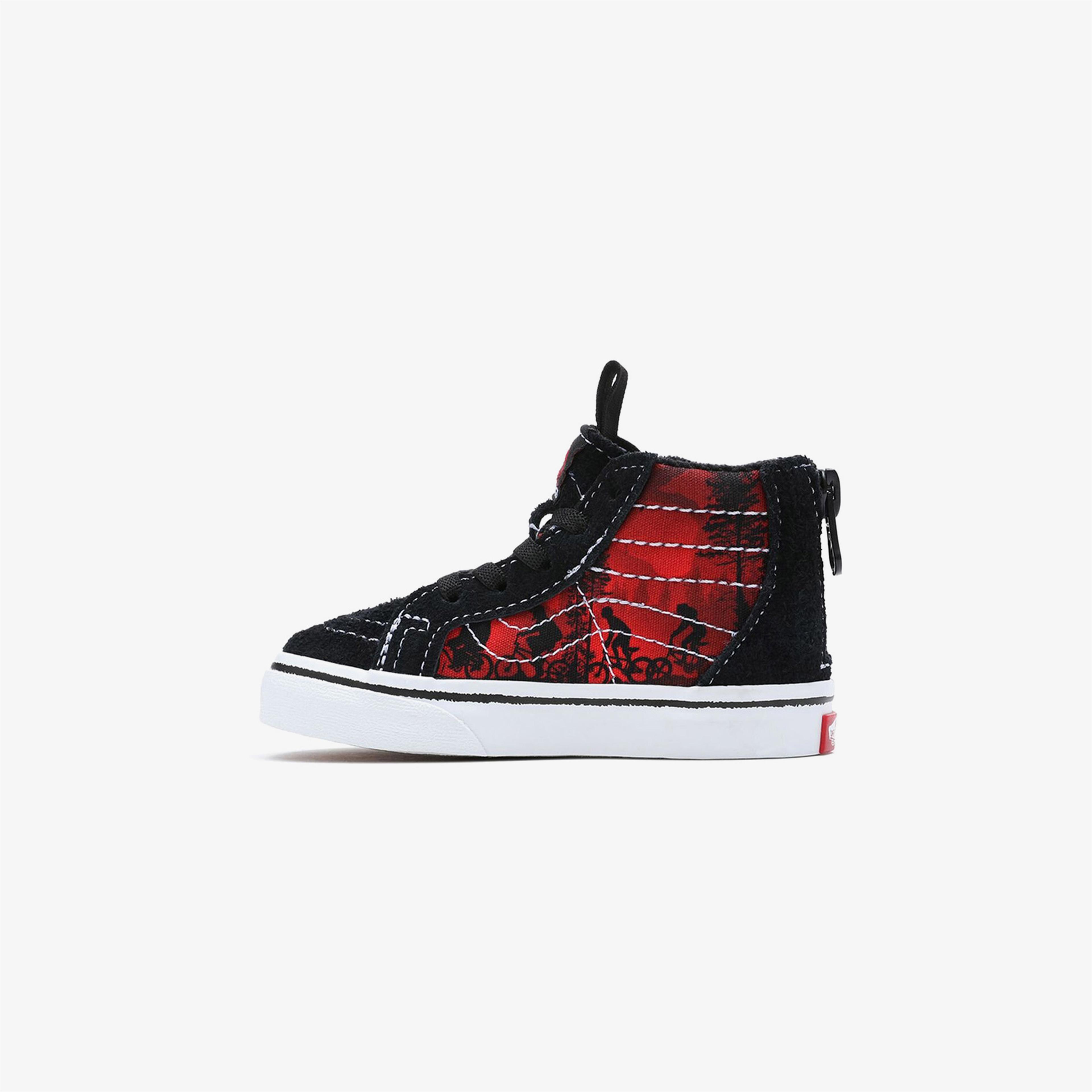Vans x Stranger Things Td Sk8-Hi Zip Bebek Siyah Sneaker