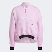 adidas Terrex Hike 1/2 Zip Fleece Kadın Lila Sweatshirt