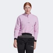 adidas Terrex Hike 1/2 Zip Fleece Kadın Lila Sweatshirt