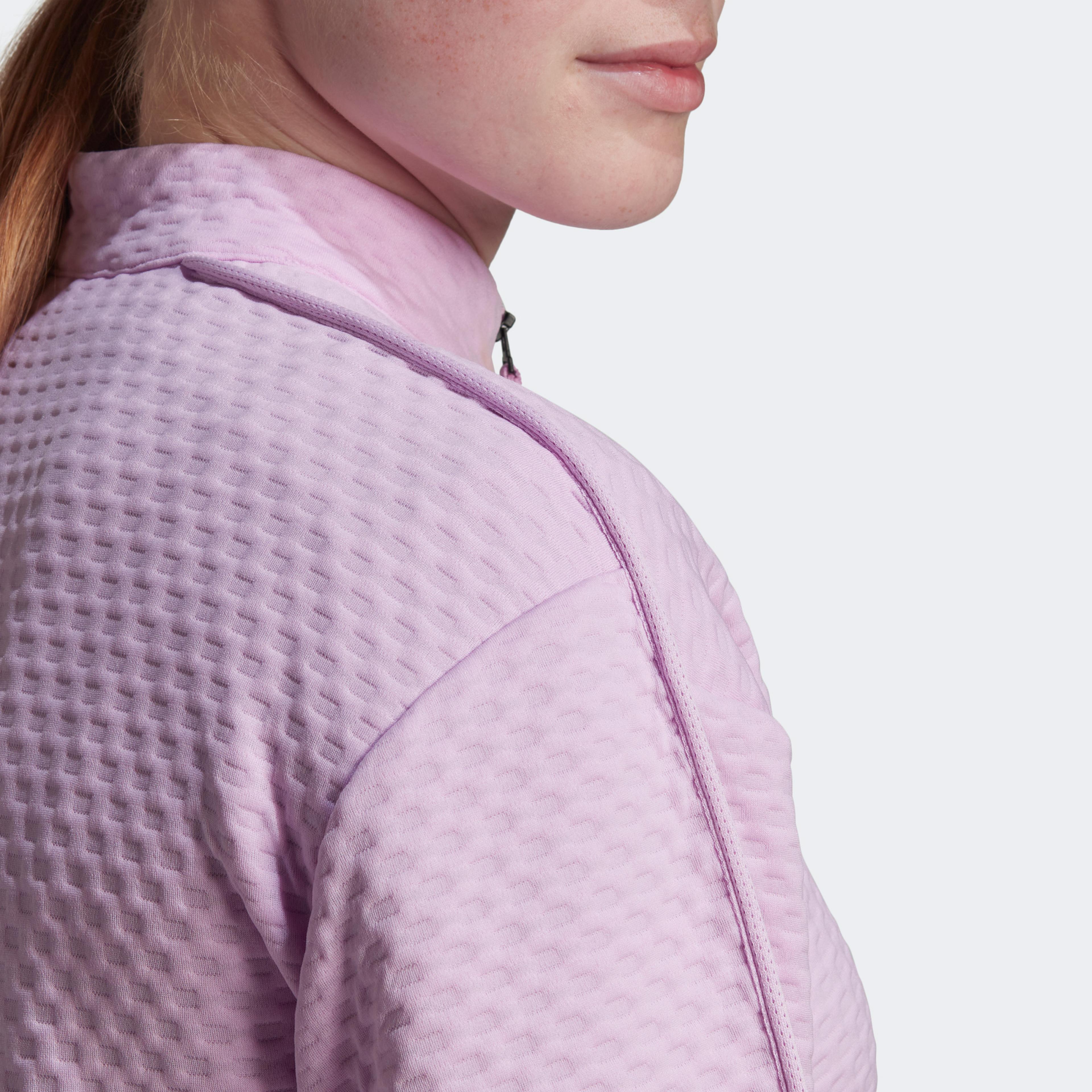 adidas Terrex Hike 1/2 Zip Fleece Kadın Lila Sweatshirt