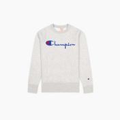 Champion Crewneck Bisiklet Yaka Erkek Gri Sweatshirt