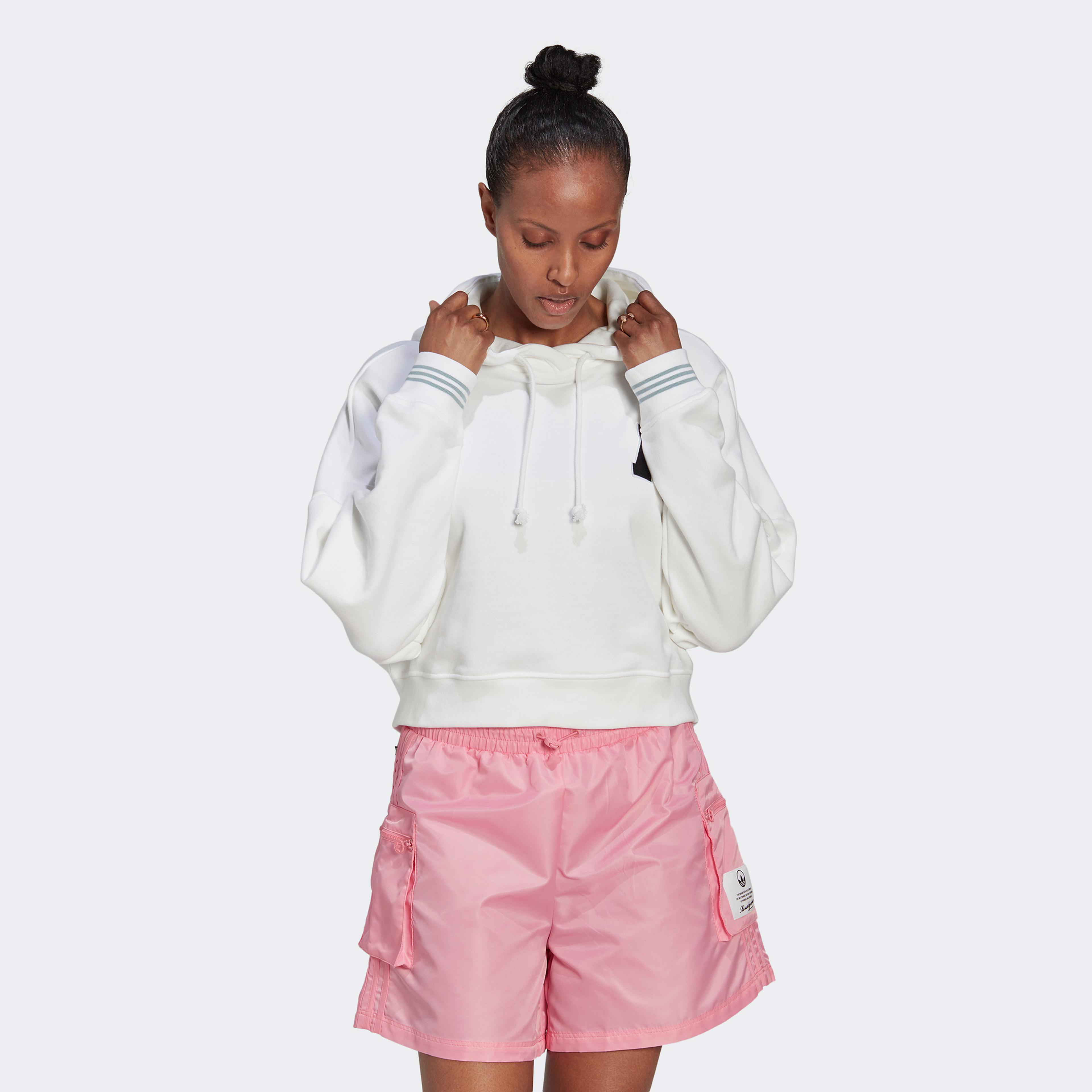 adidas Disney Kadın Beyaz Hoodie