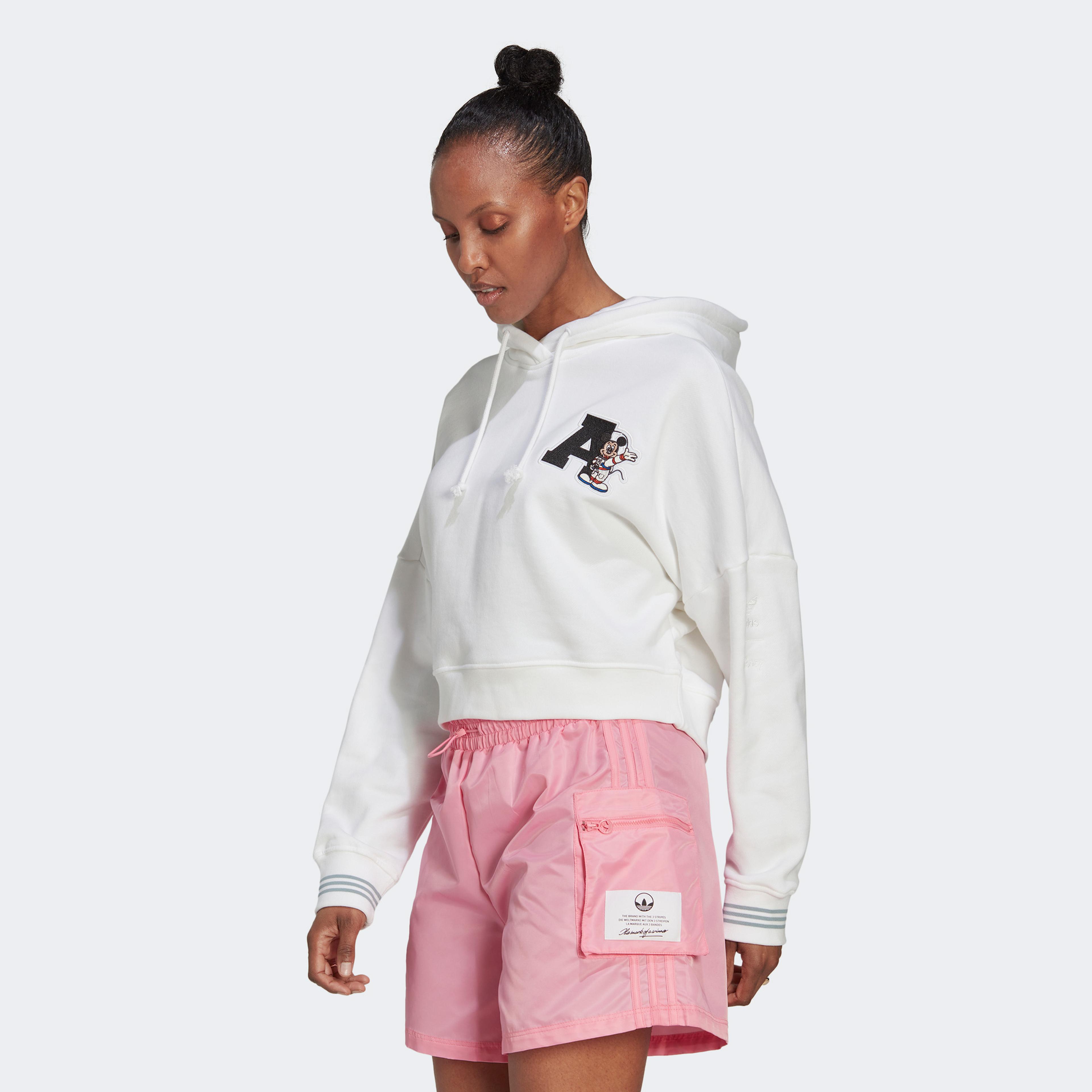 adidas Disney Kadın Beyaz Hoodie