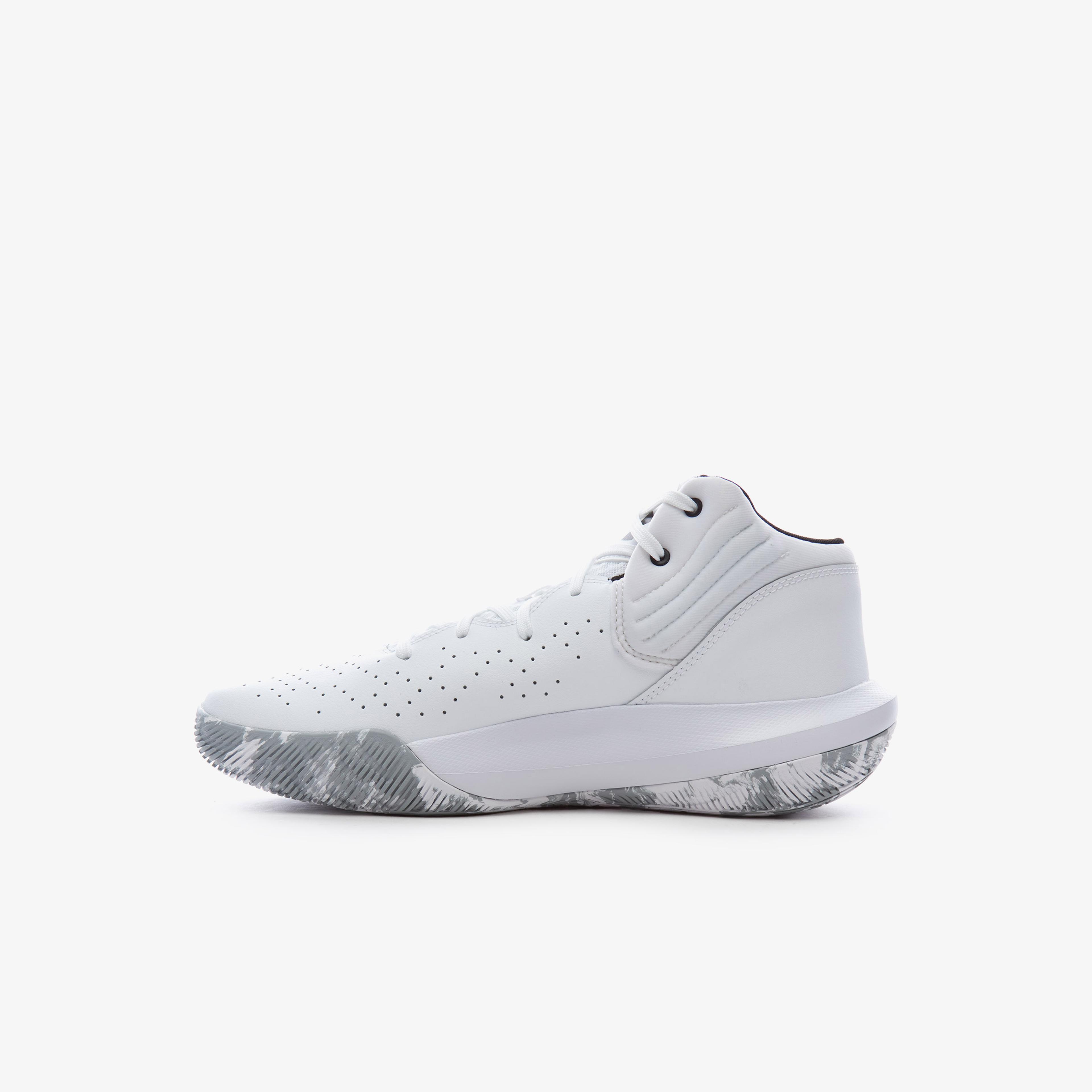 Under Armour Jet'21 Erkek Beyaz Basketbol Ayakkabısı