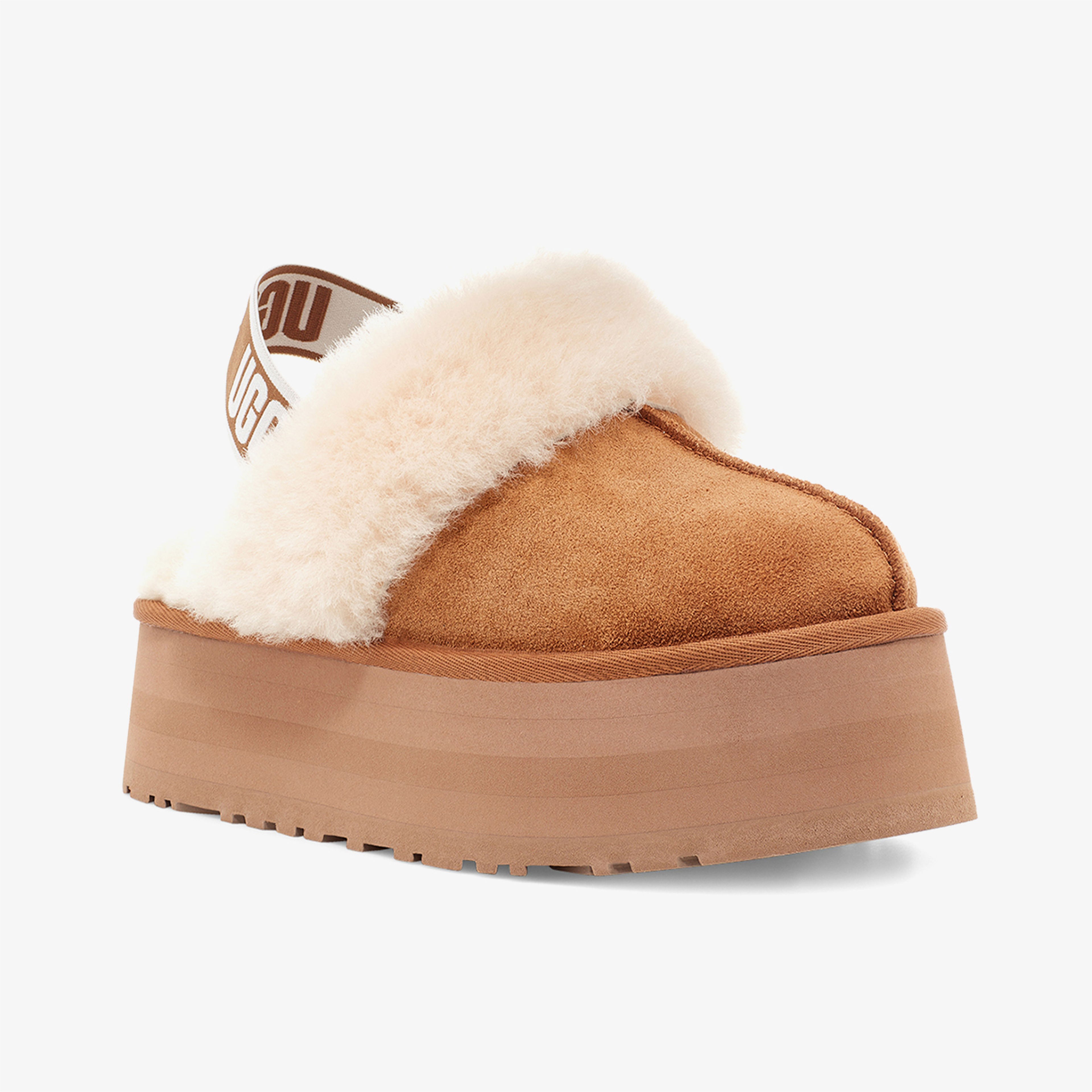 UGG Funkette Slipper Kadın Kahverengi Terlik