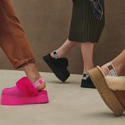 UGG Funkette Kadın Taba Terlik