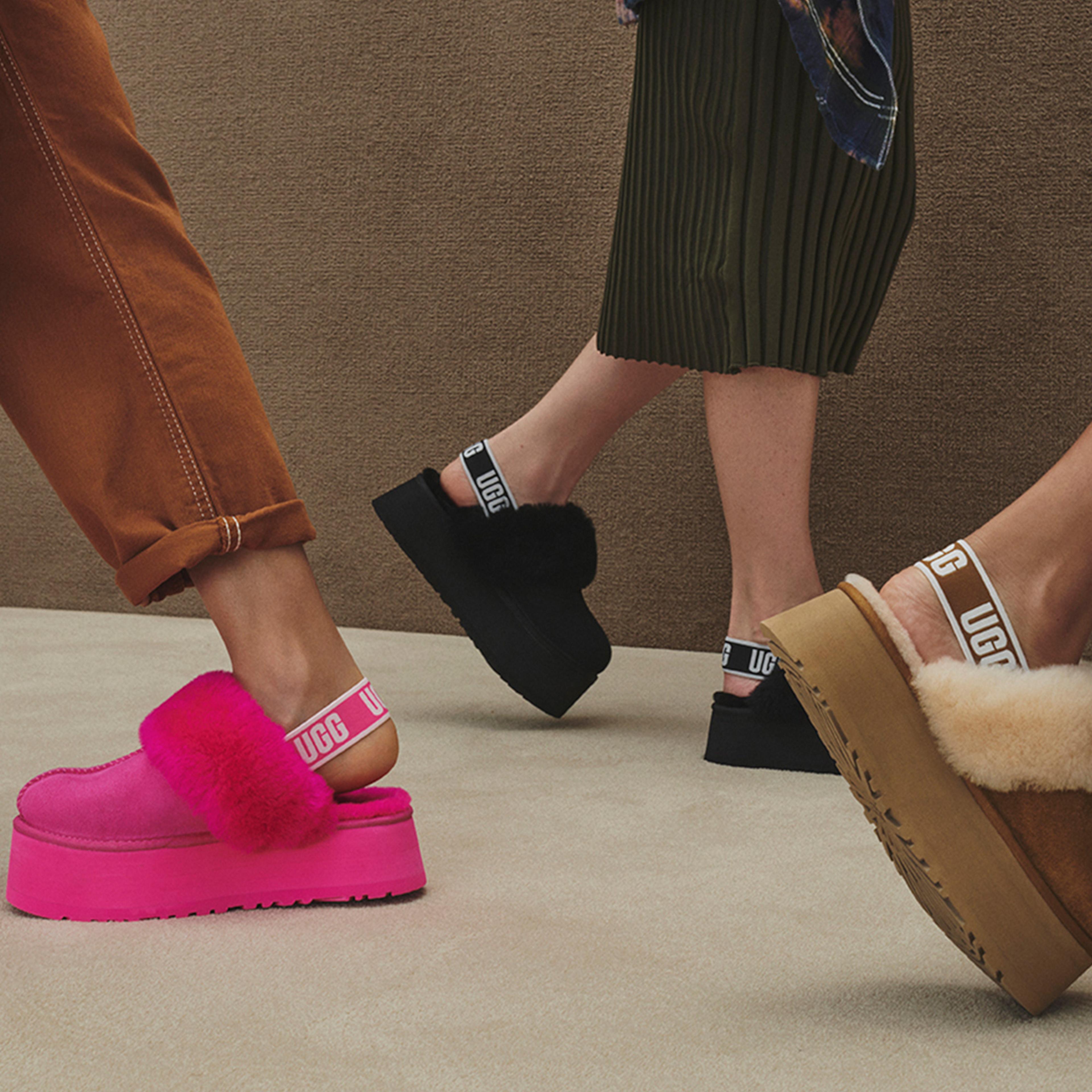 UGG Funkette Kadın Taba Terlik