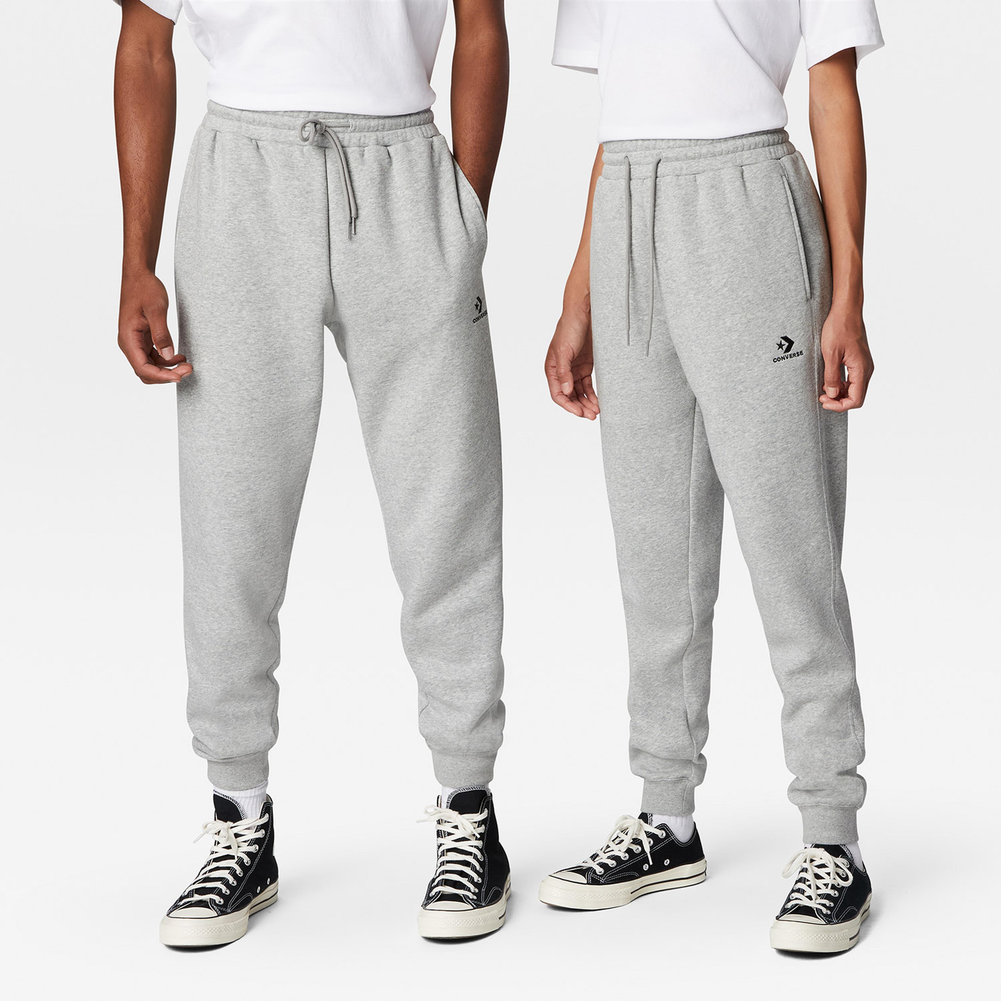 Converse Go-To Unisex Gri Pantolon