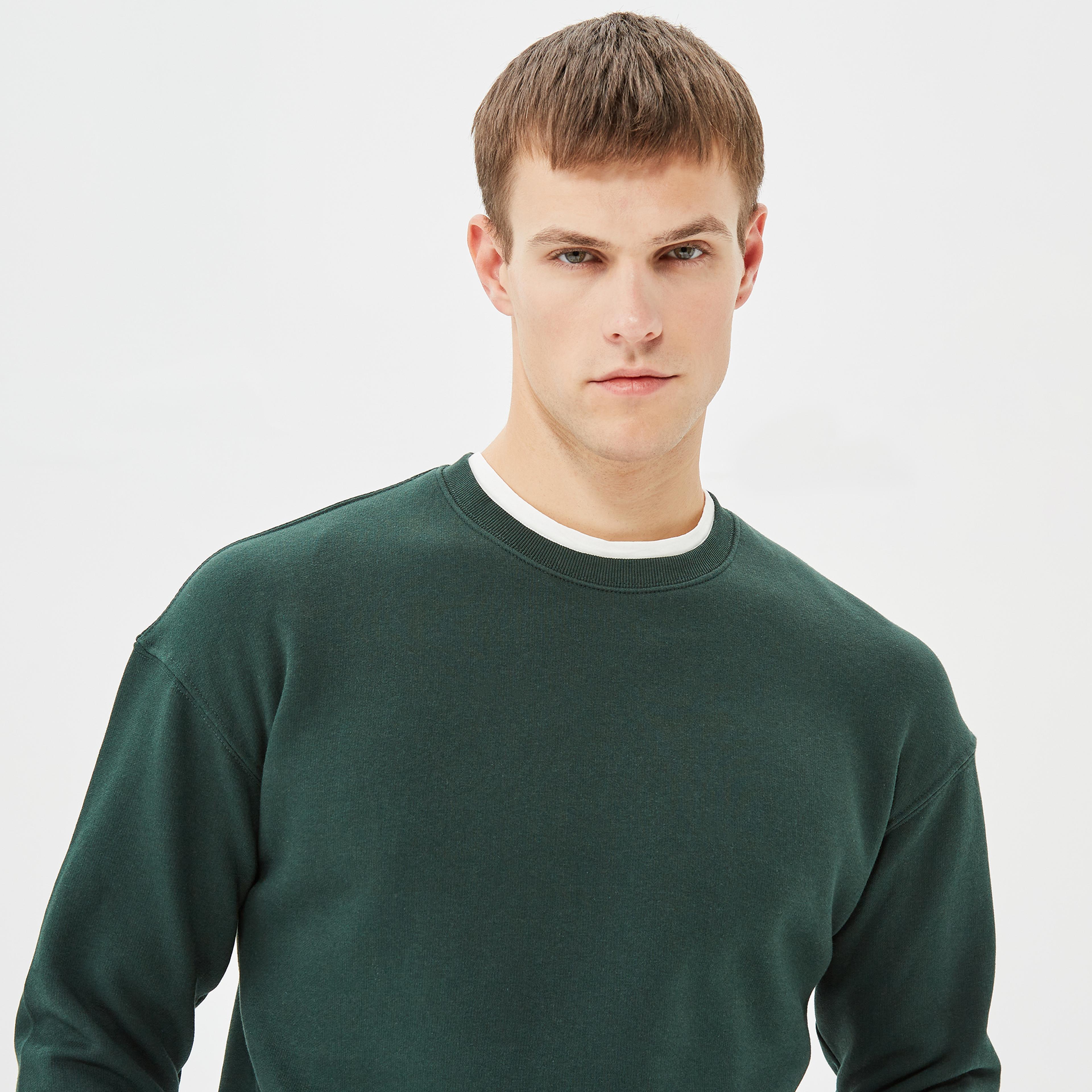 Jack & Jones Erkek Yeşil Sweatshirt