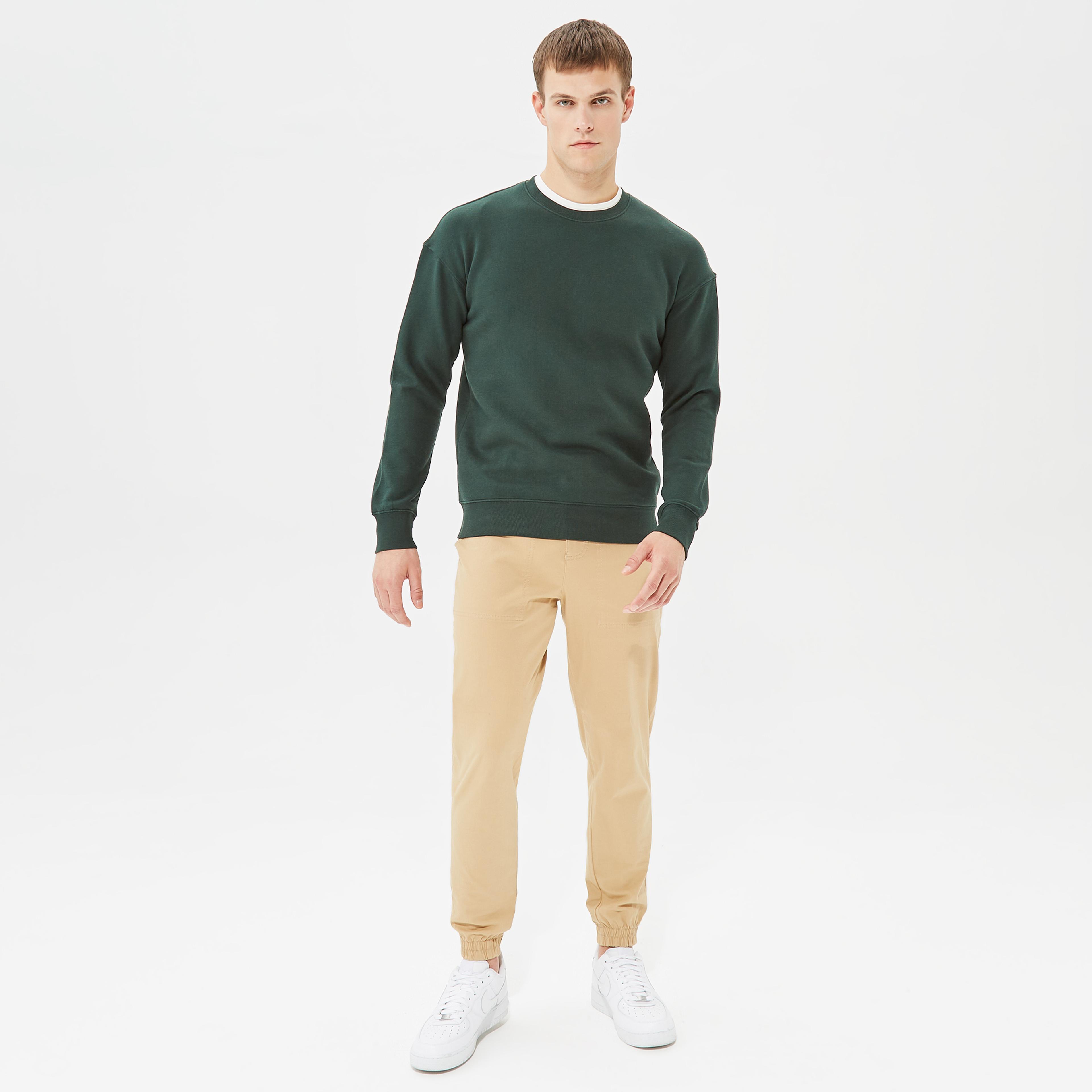 Jack & Jones Erkek Yeşil Sweatshirt