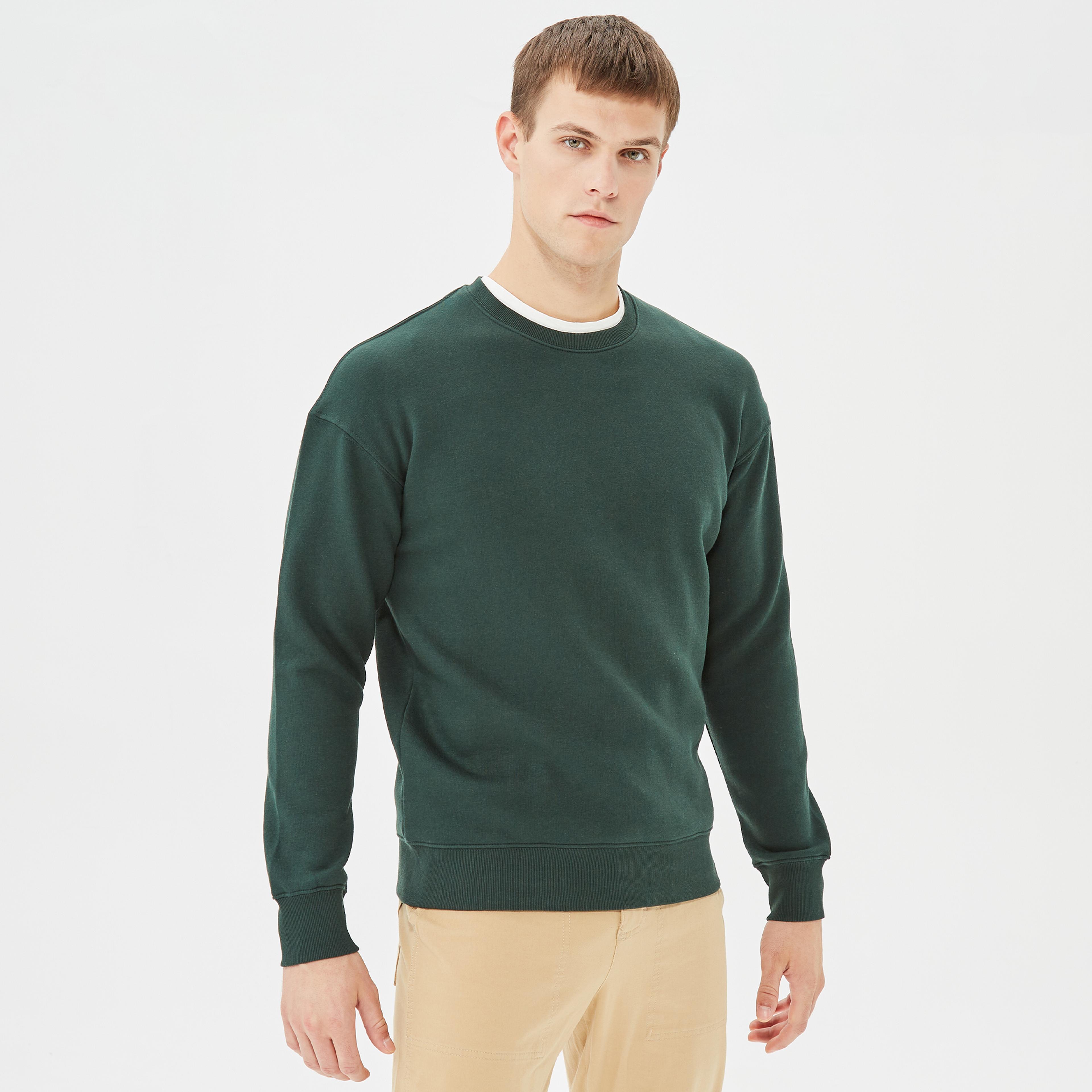Jack & Jones Erkek Yeşil Sweatshirt