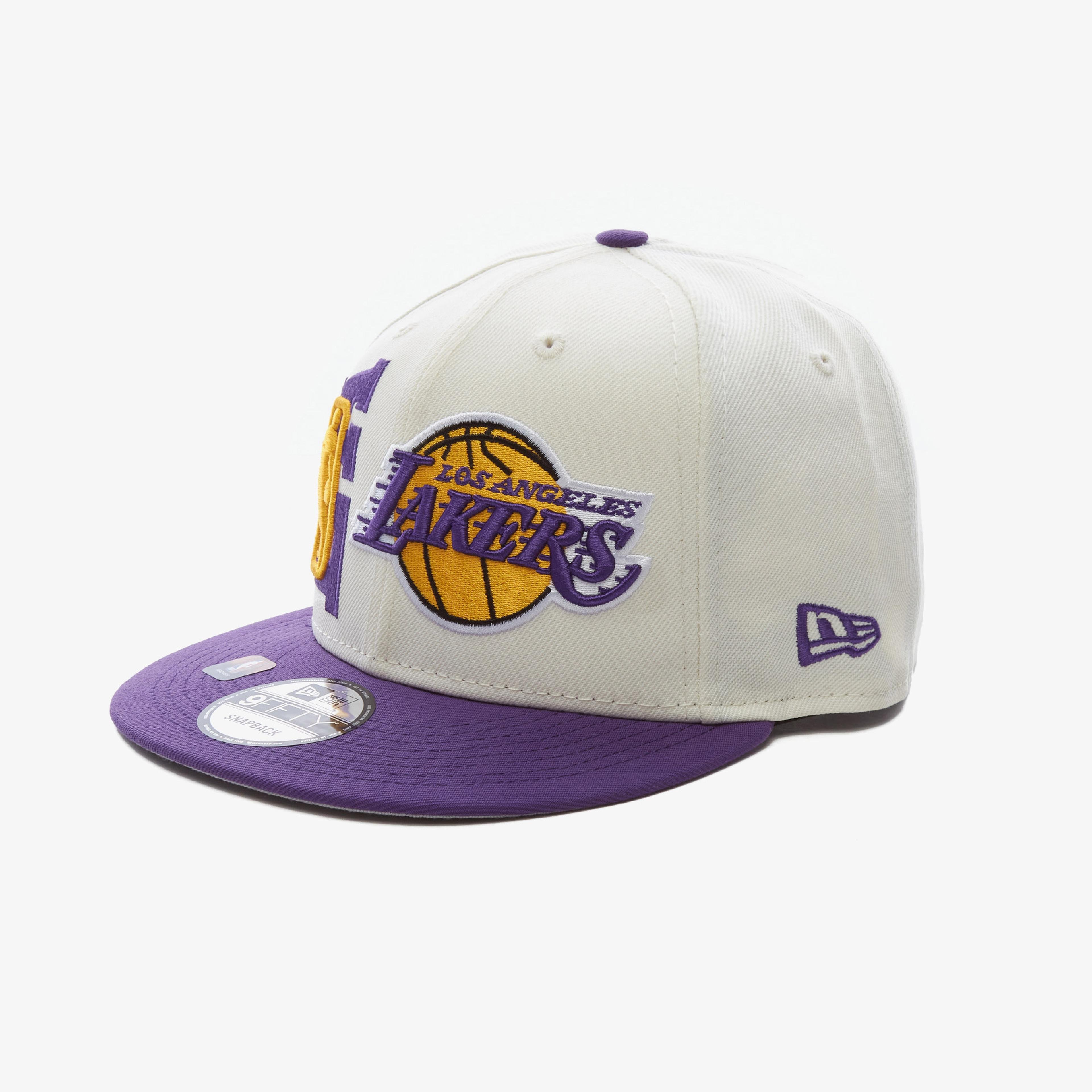 New Era Los Angeles Lakers NBA Draft Unisex Krem Şapka