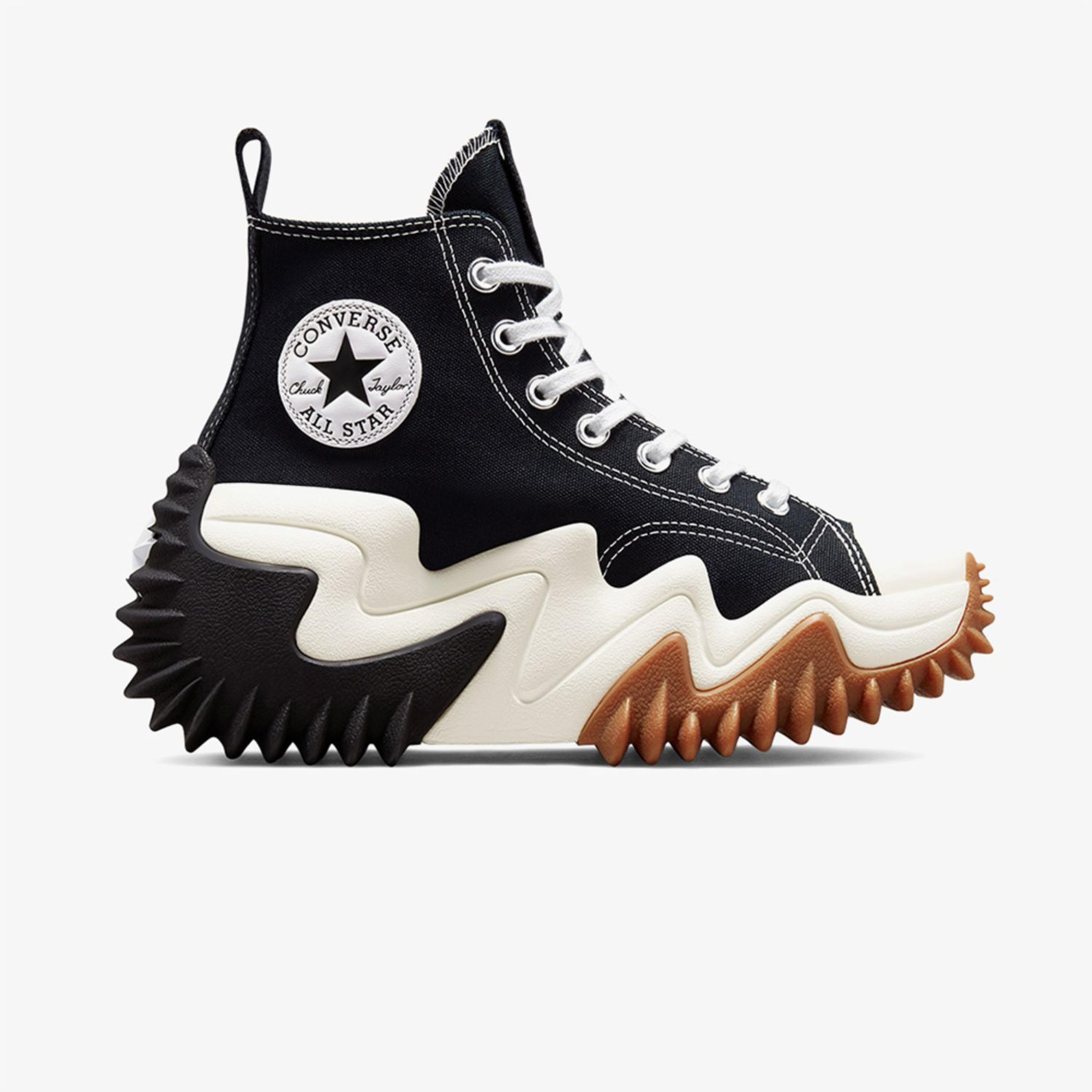 Converse Run Star Motion Canvas Platform Unisex Siyah Sneaker