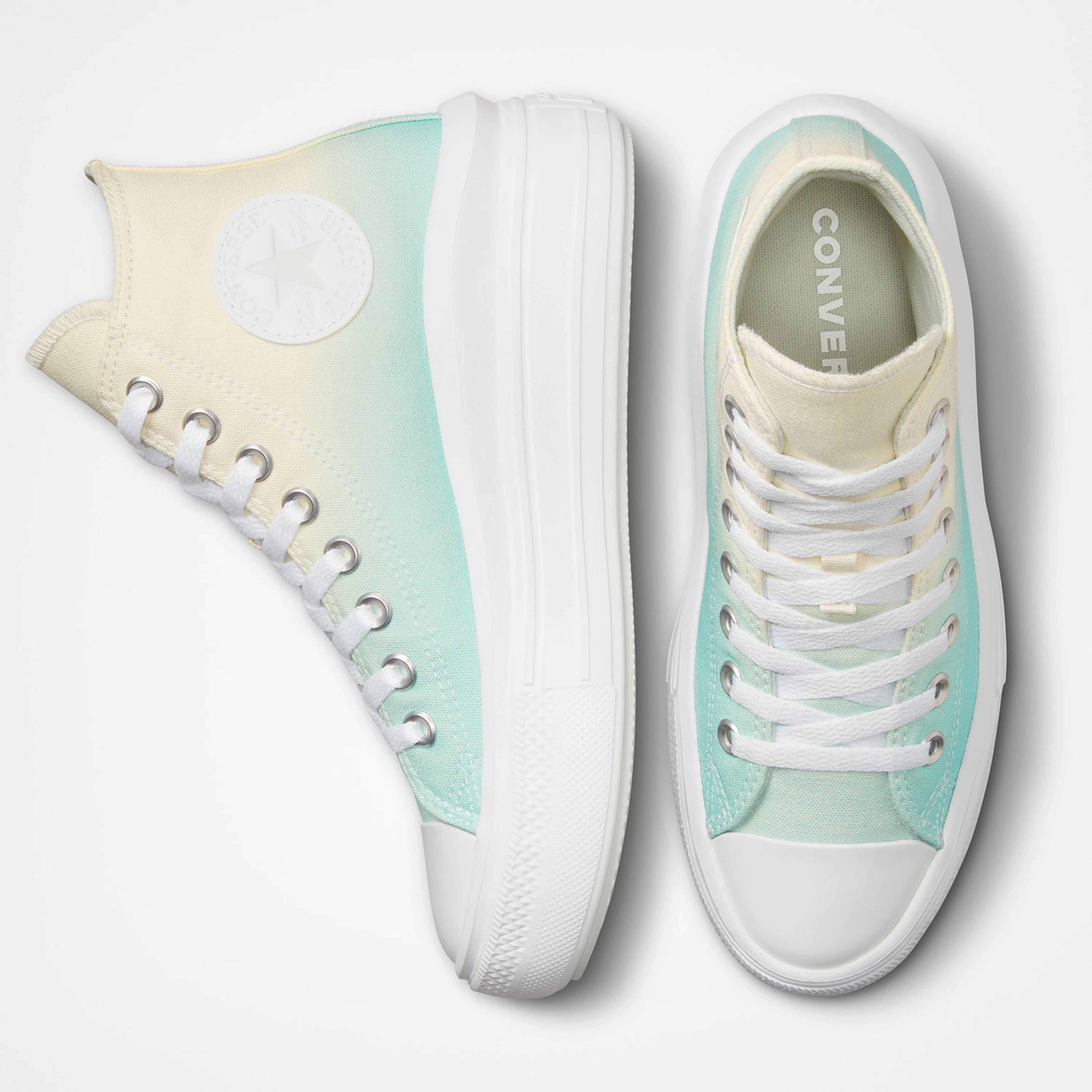 Converse Chuck Taylor All Star Move Ombré Platform High Kadın Krem Rengi Sneaker