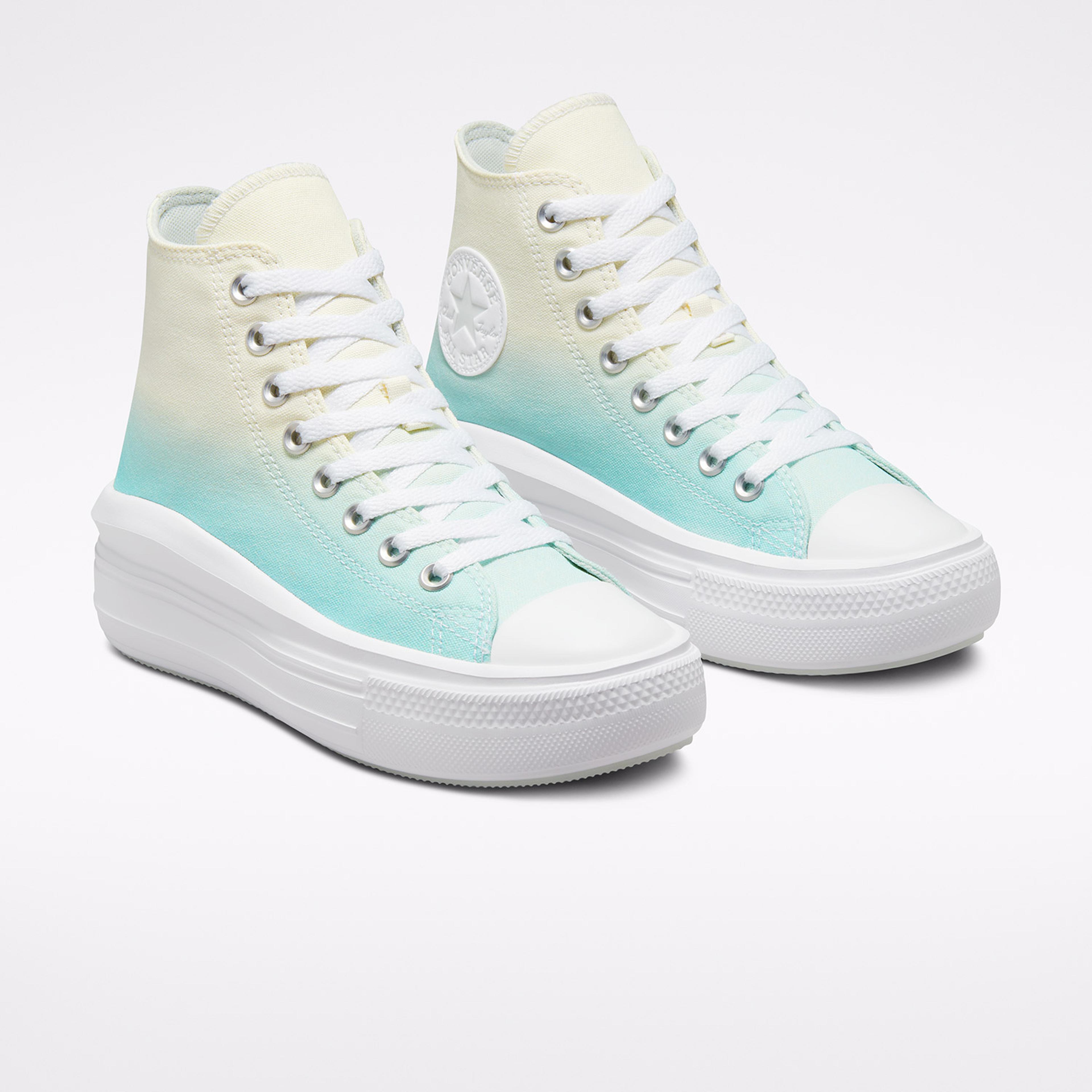 Converse Chuck Taylor All Star Move Ombré Platform High Kadın Krem Rengi Sneaker