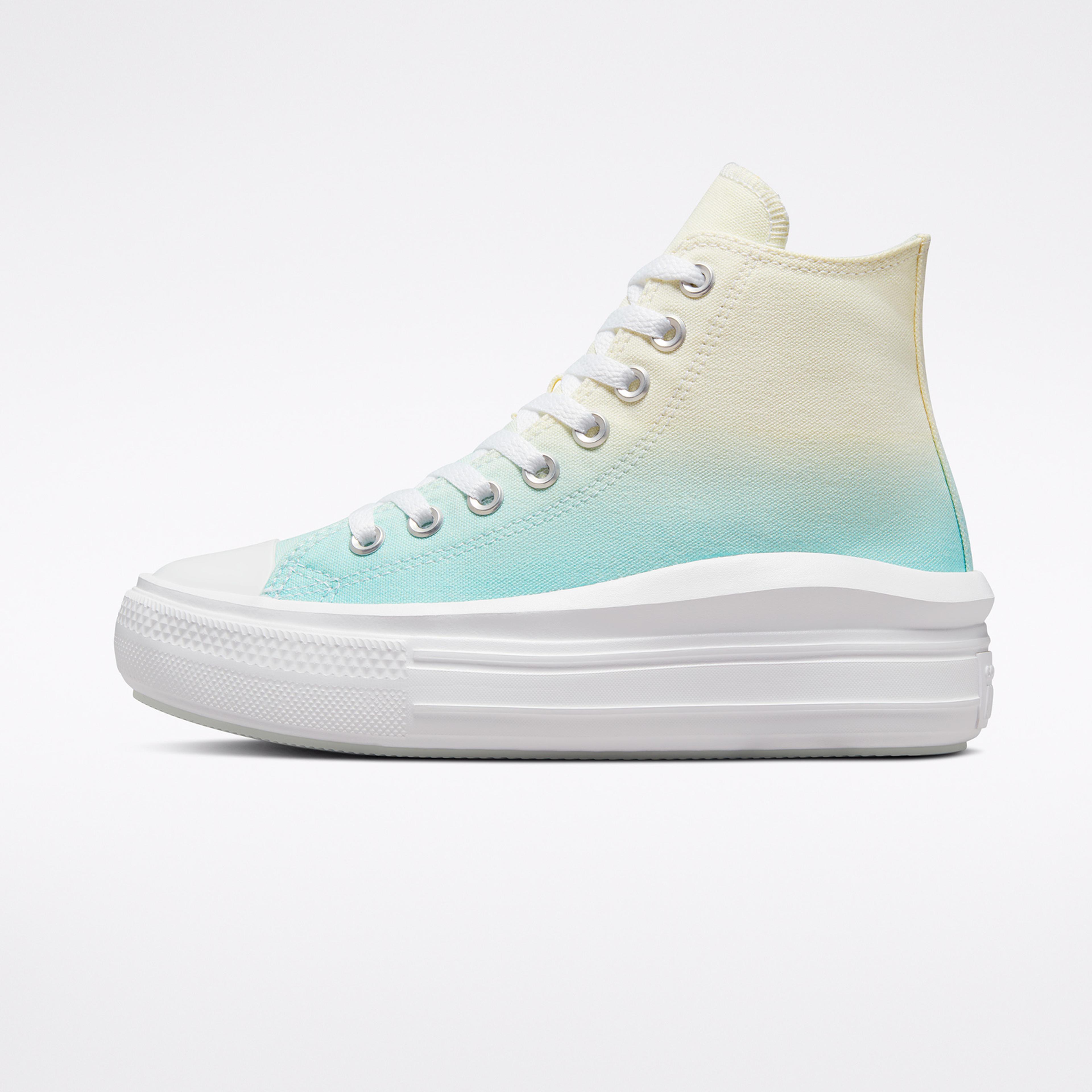 Converse Chuck Taylor All Star Move Ombré Platform High Kadın Krem Rengi Sneaker