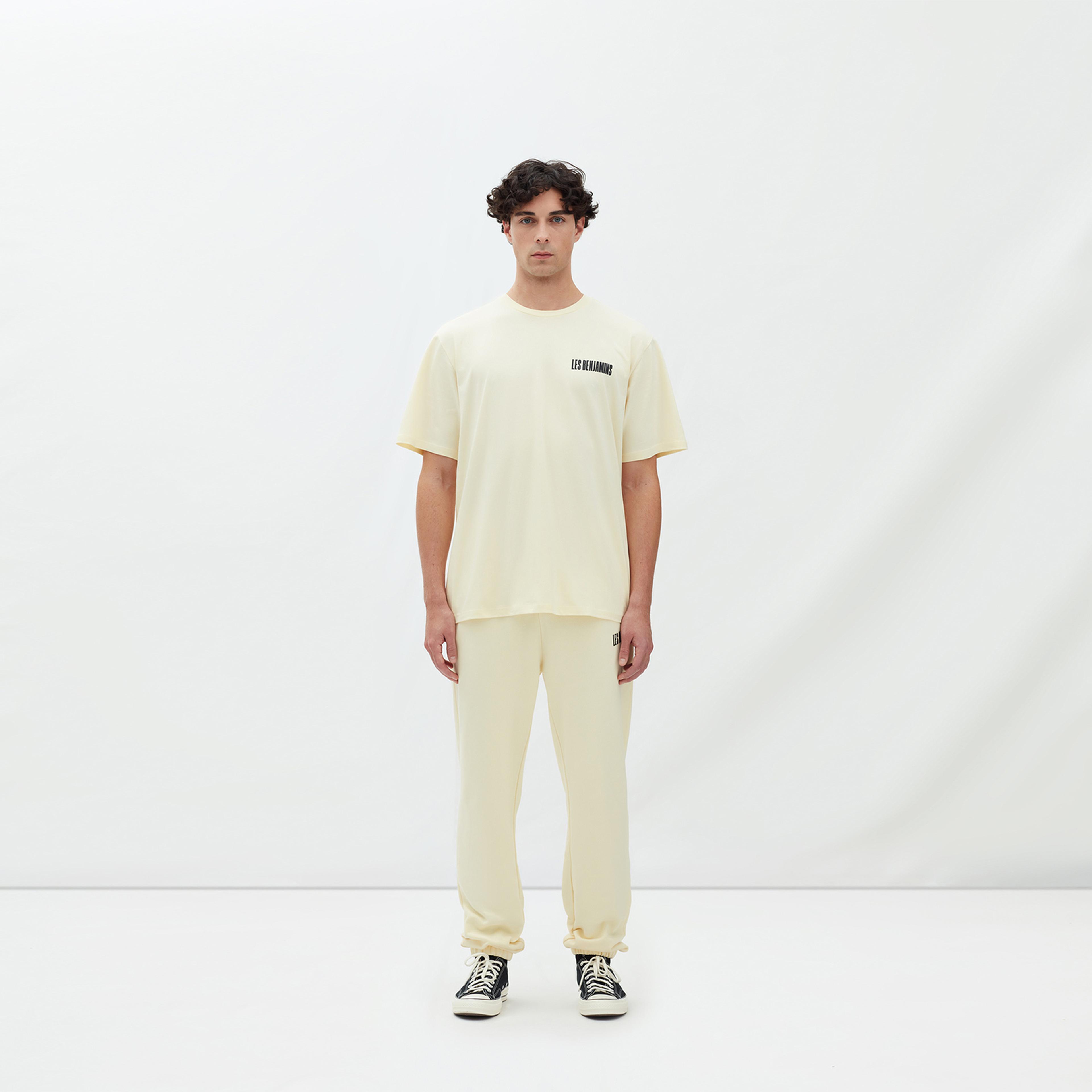 Les Benjamins Exclusives Erkek Krem T-Shirt