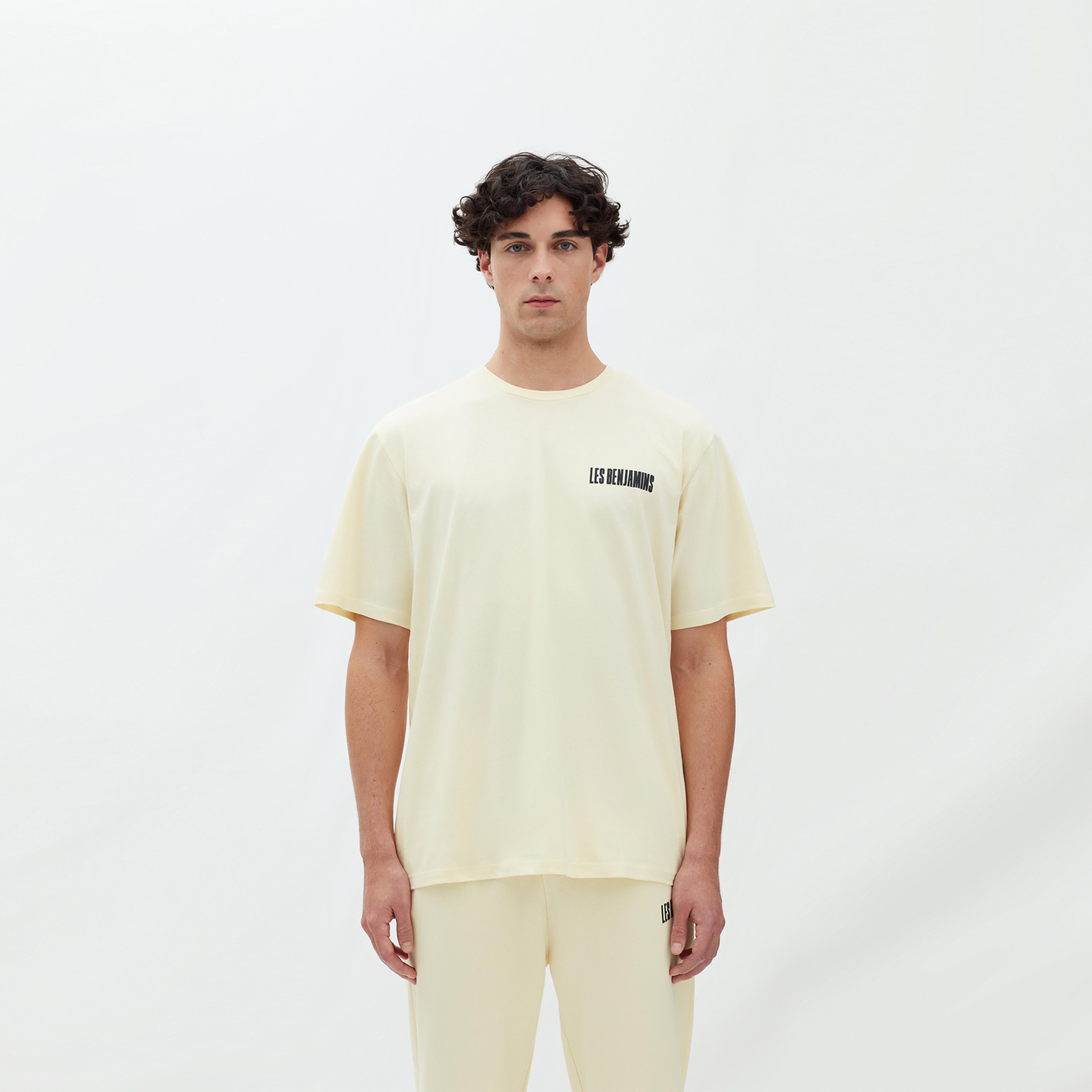Les Benjamins Exclusives Erkek Krem T-Shirt