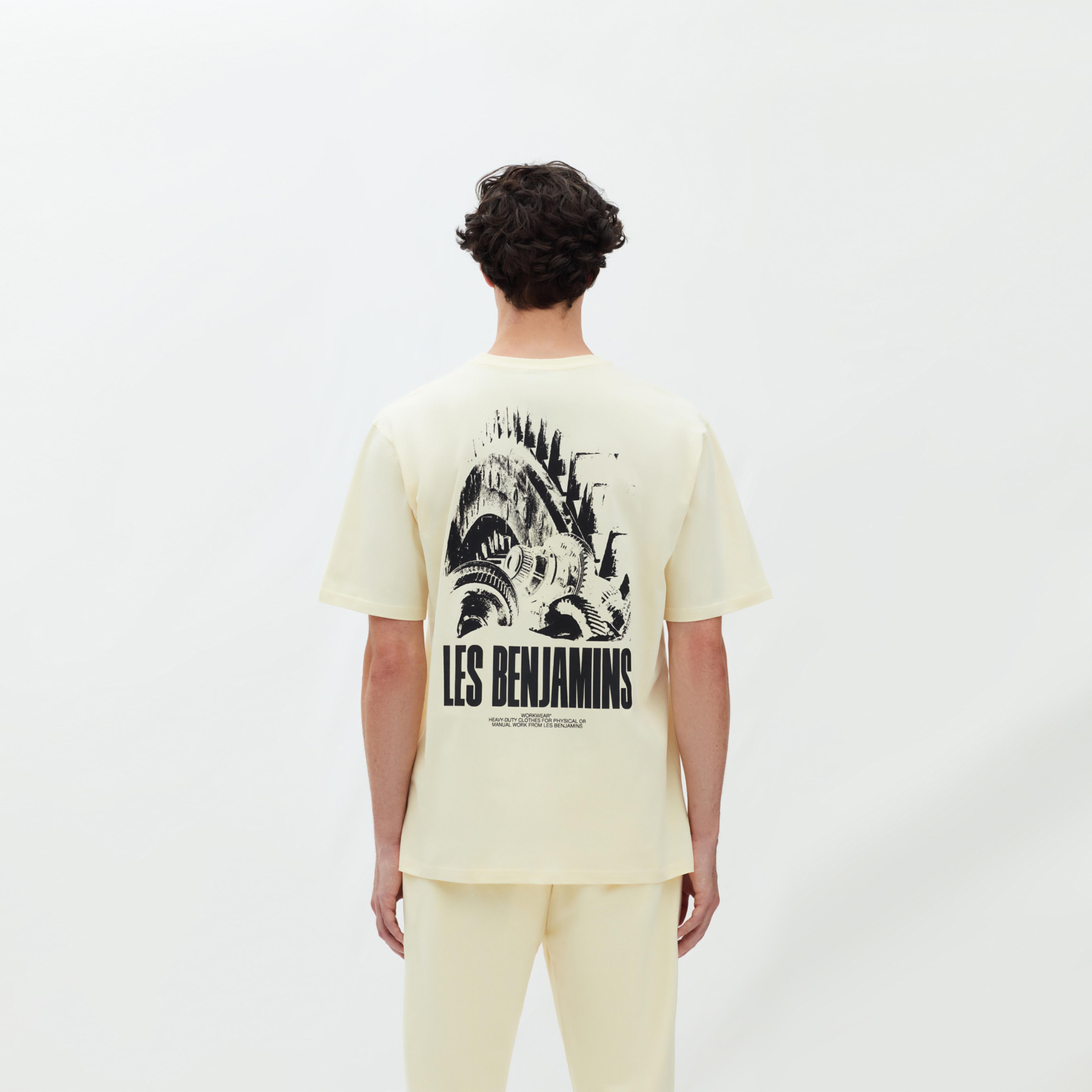 Les Benjamins Exclusives Erkek Krem T-Shirt