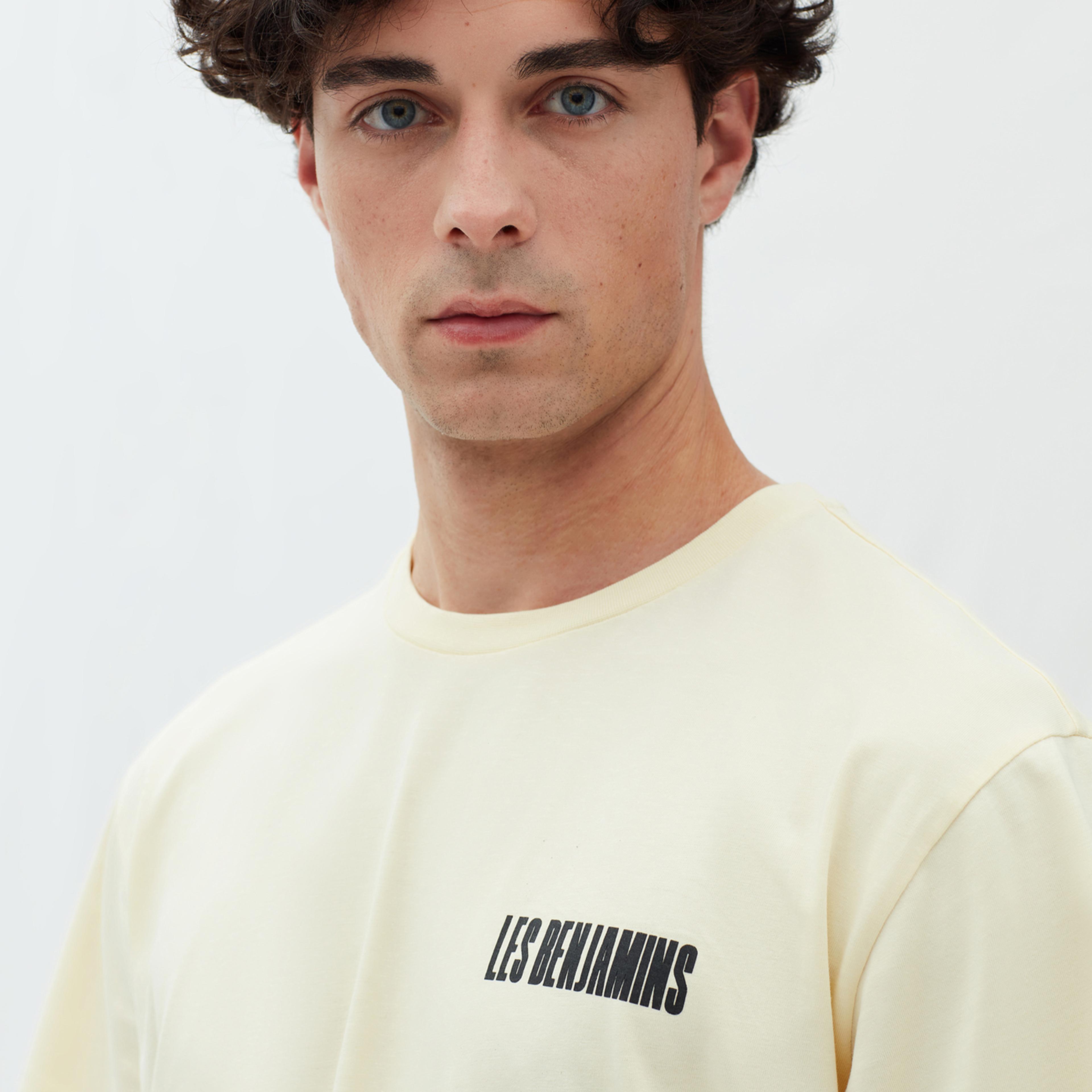 Les Benjamins Exclusives Erkek Krem T-Shirt